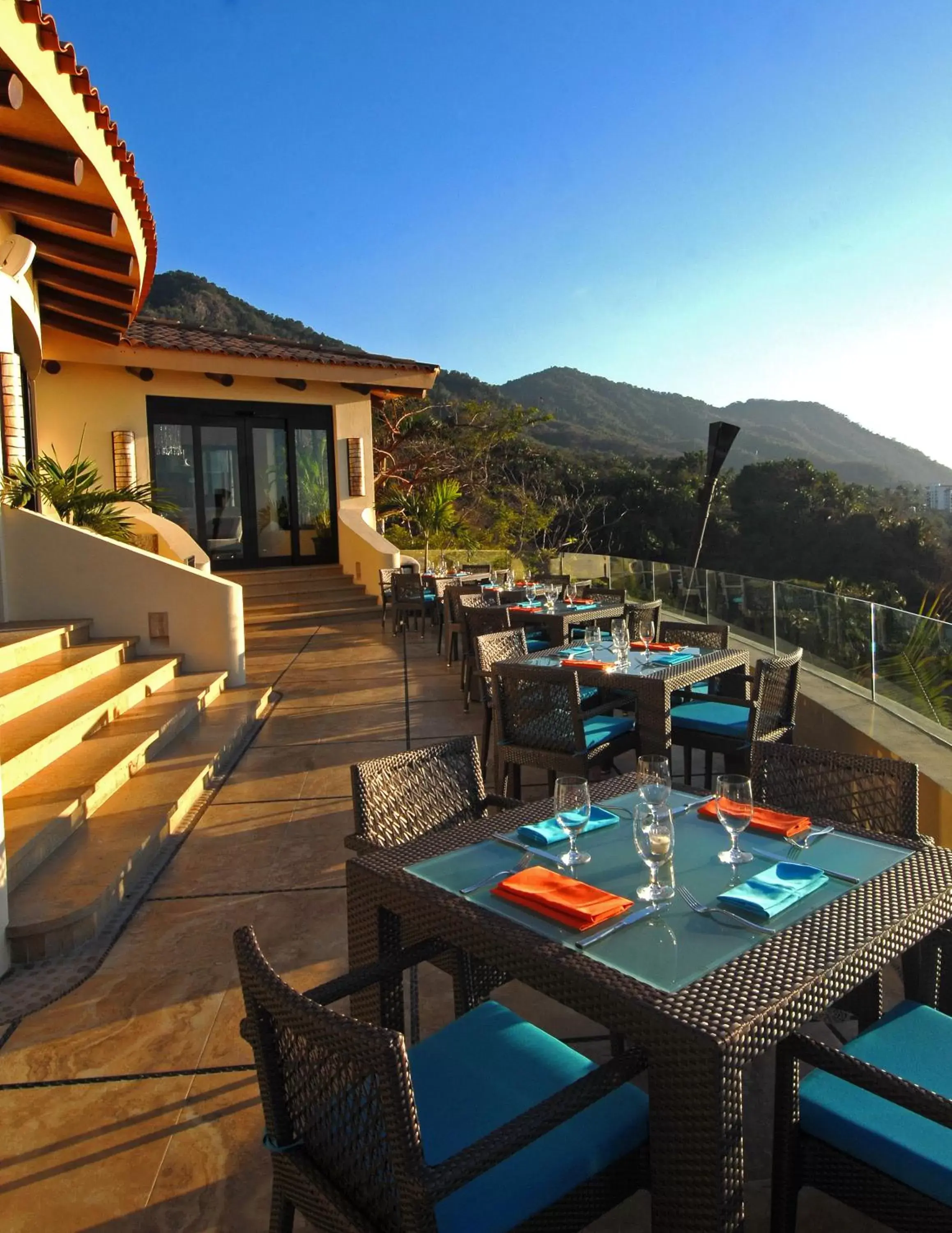 Patio in Garza Blanca Preserve Resort & Spa