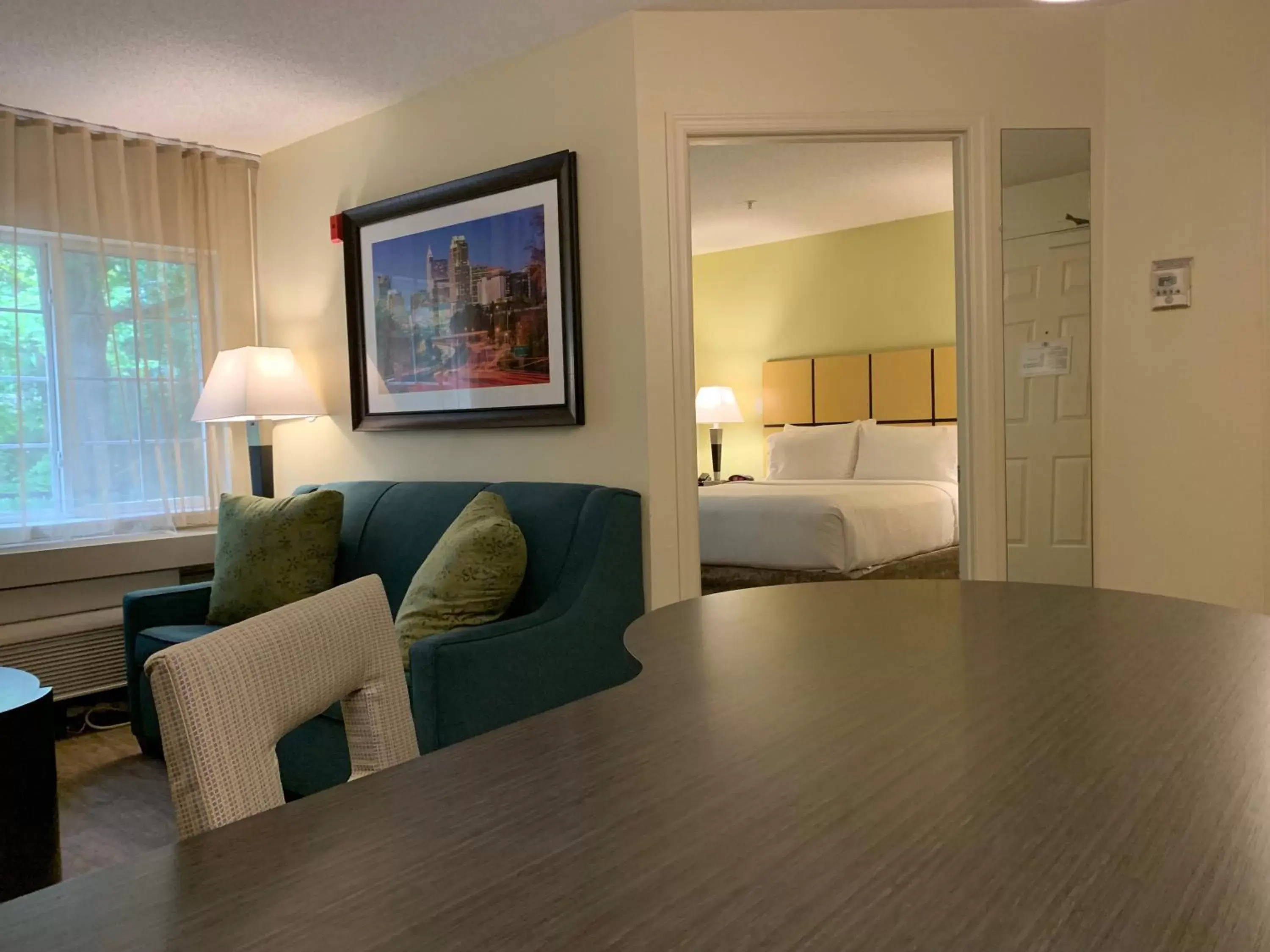 Photo of the whole room, Seating Area in Candlewood Suites Raleigh Crabtree, an IHG Hotel