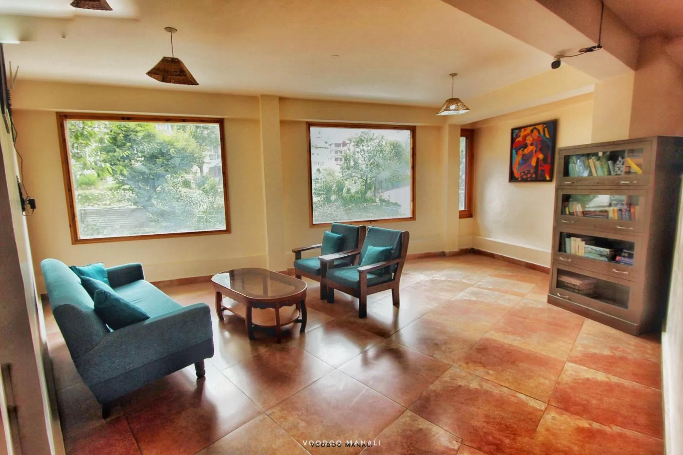 Seating area in Hotel Rising Star With Garden With Private Parking Near To Mall Road