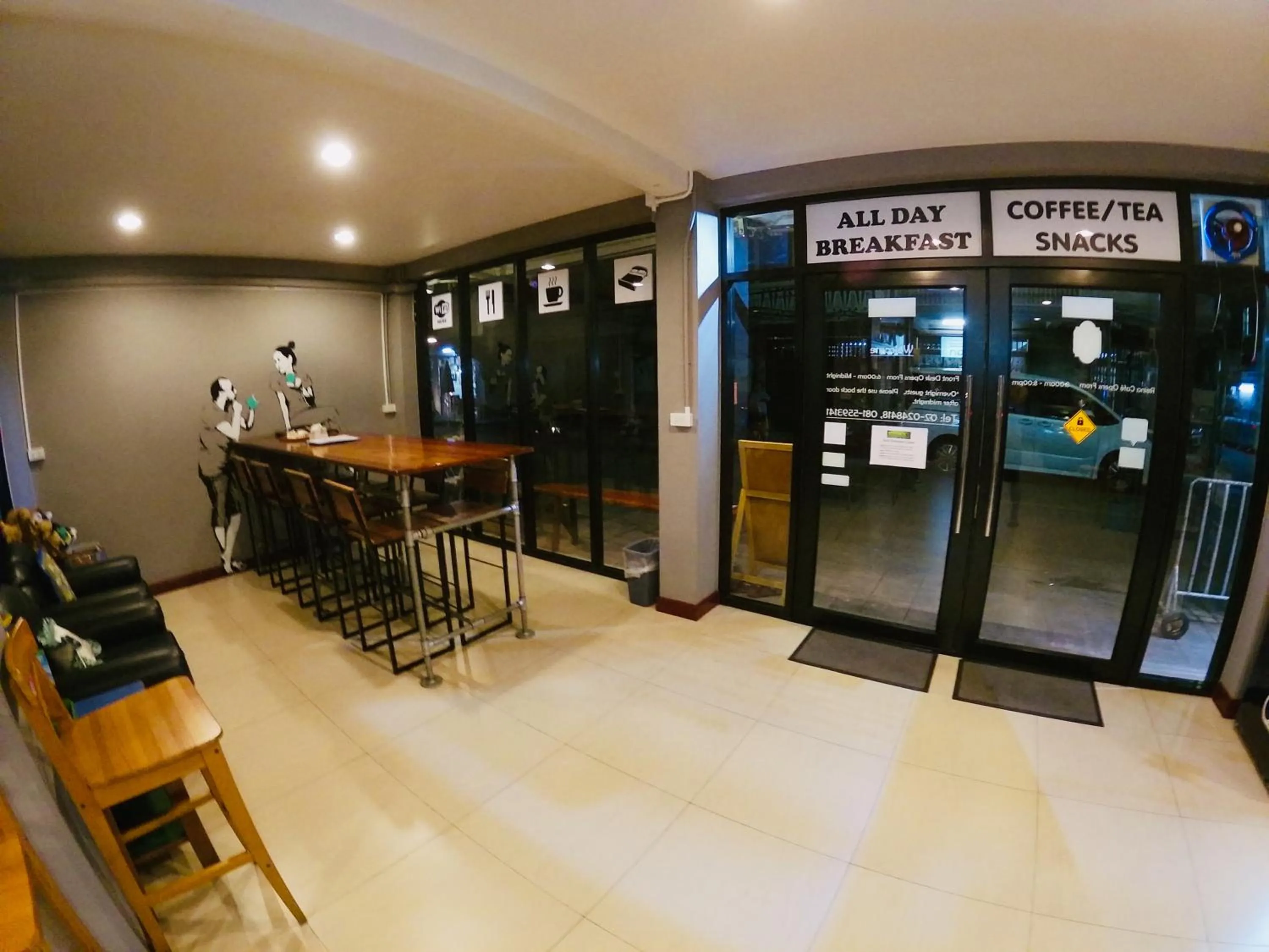 Restaurant/places to eat in Urban Hostel Bangkok