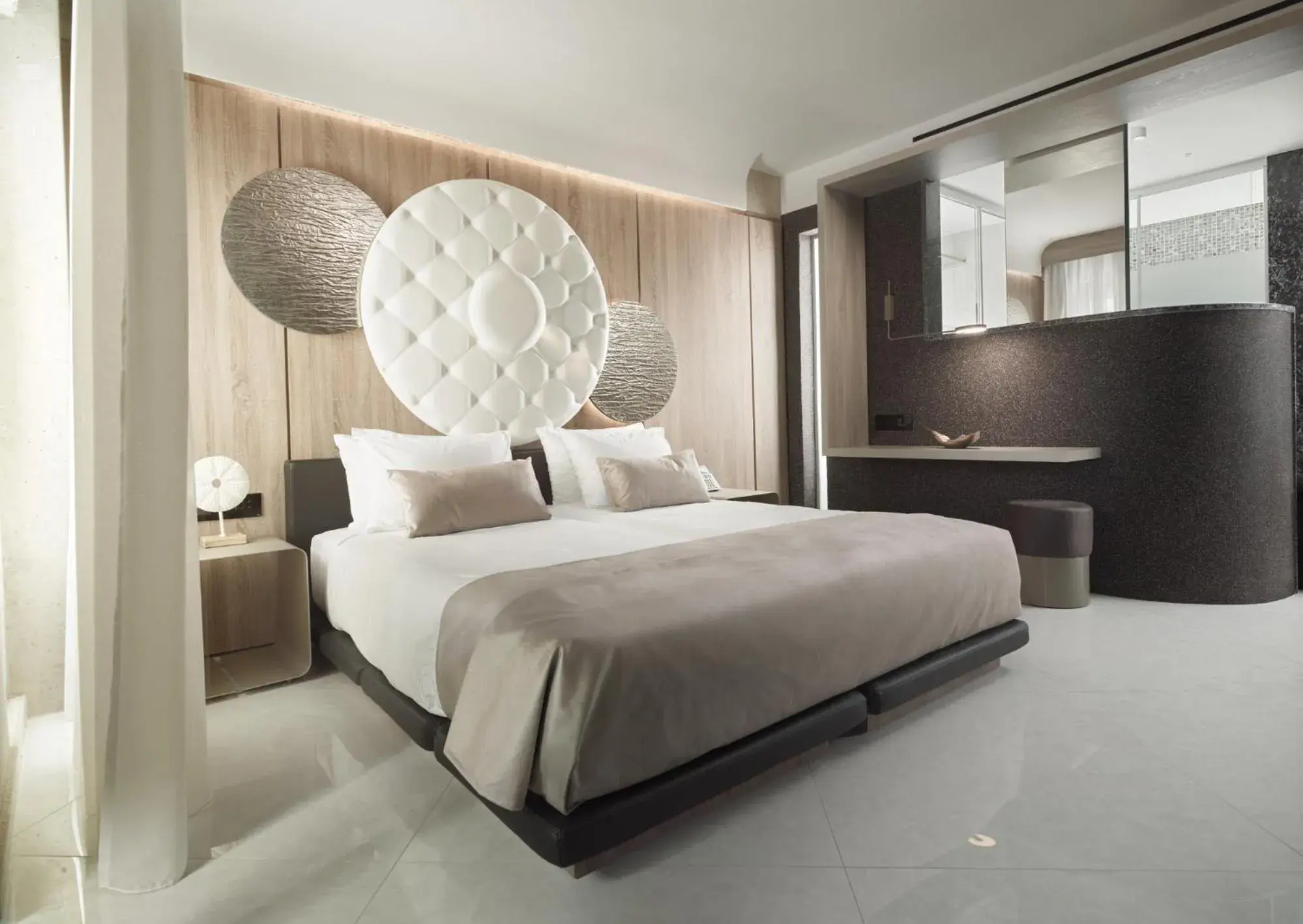 Bed in Nautilux Rethymno by Mage Hotels