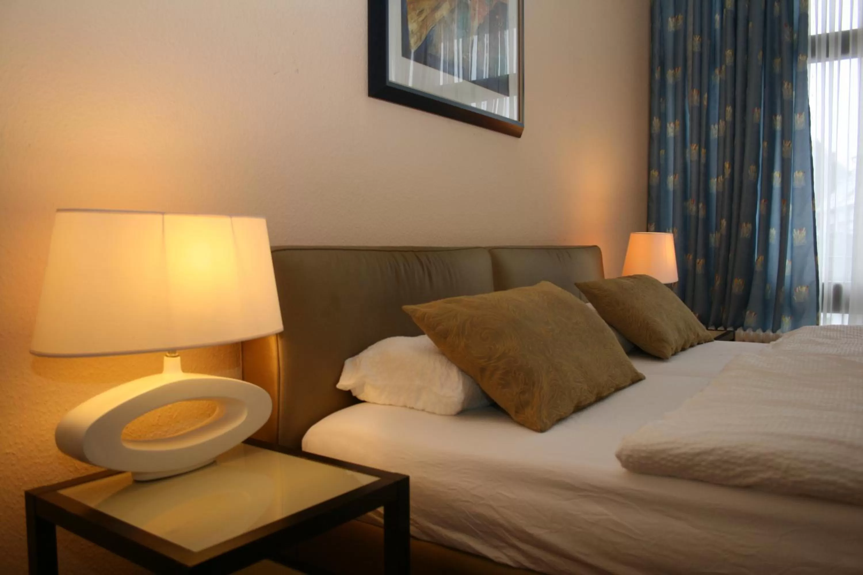 Bed in Gästehaus beim Prinz