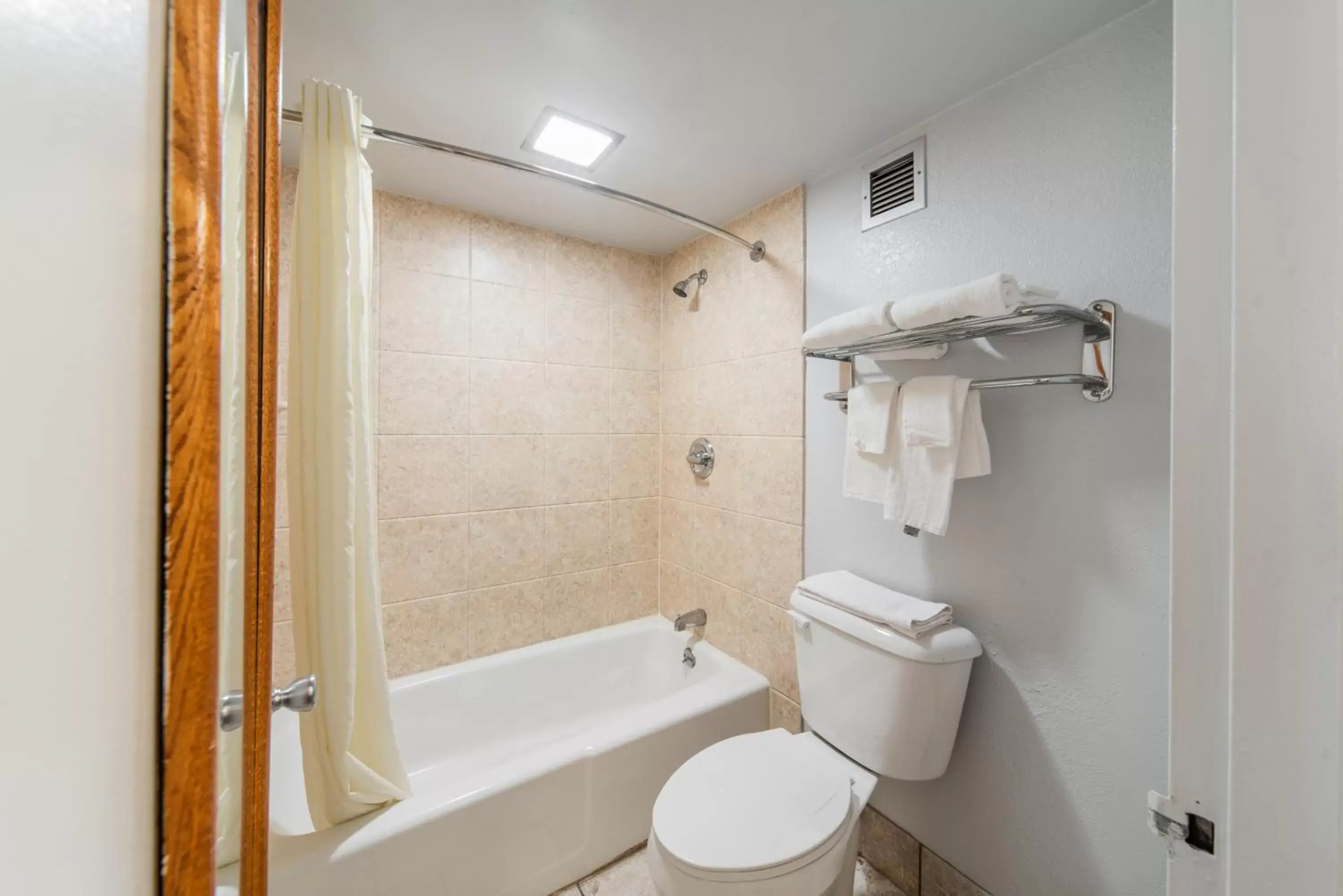 Shower, Bathroom in Econo Lodge Inn & Suites Near Bricktown