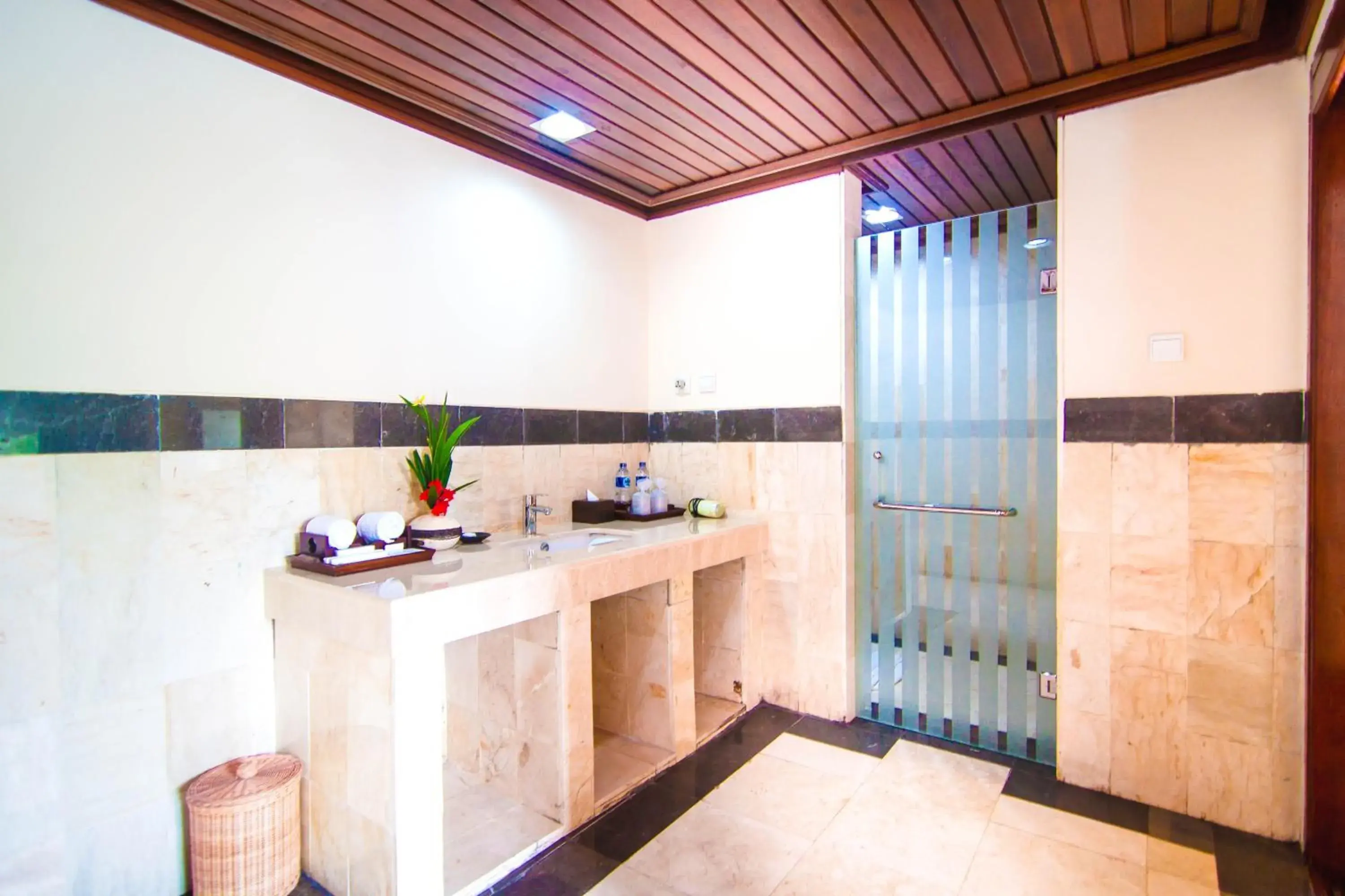 Shower, Kitchen/Kitchenette in The Payogan Villa Resort and Spa