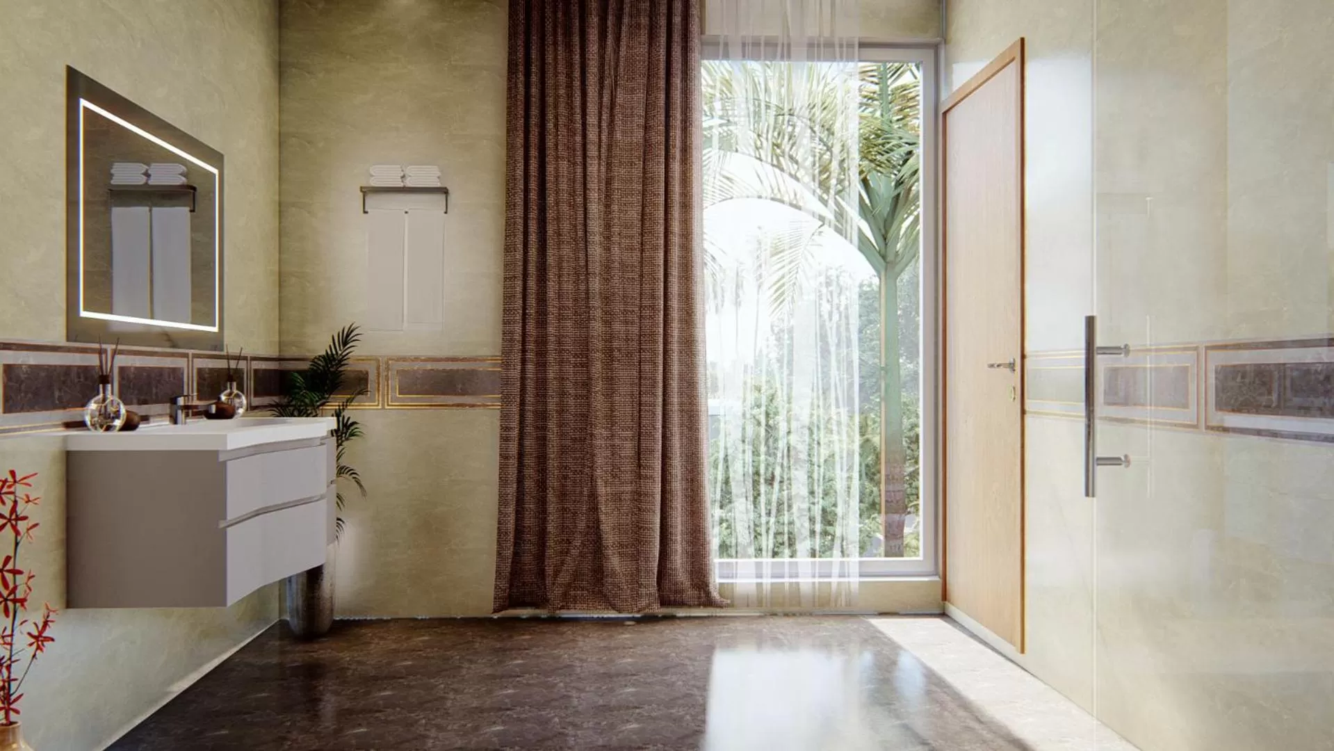 Bathroom in Lantana Hotel