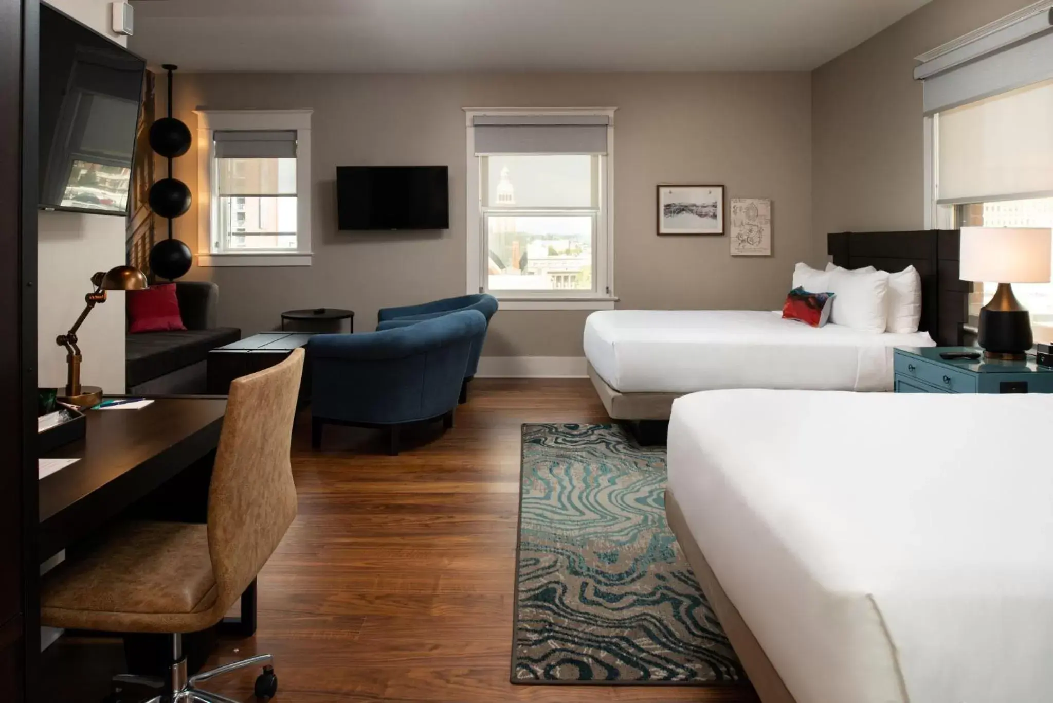 Bedroom, Seating Area in Hotel Indigo Spokane Downtown, an IHG Hotel