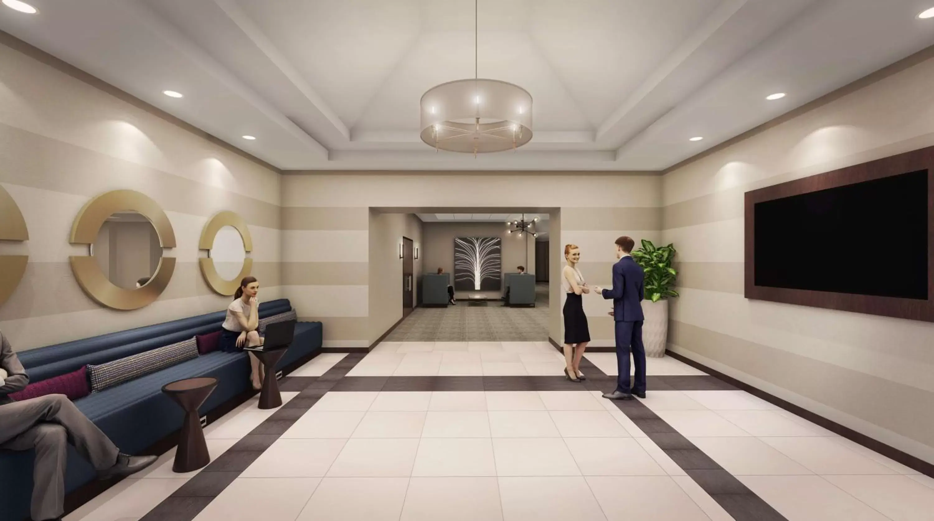 Lobby or reception in Hyatt Regency Deerfield Lobby or reception in Hyatt Regency Deerfield