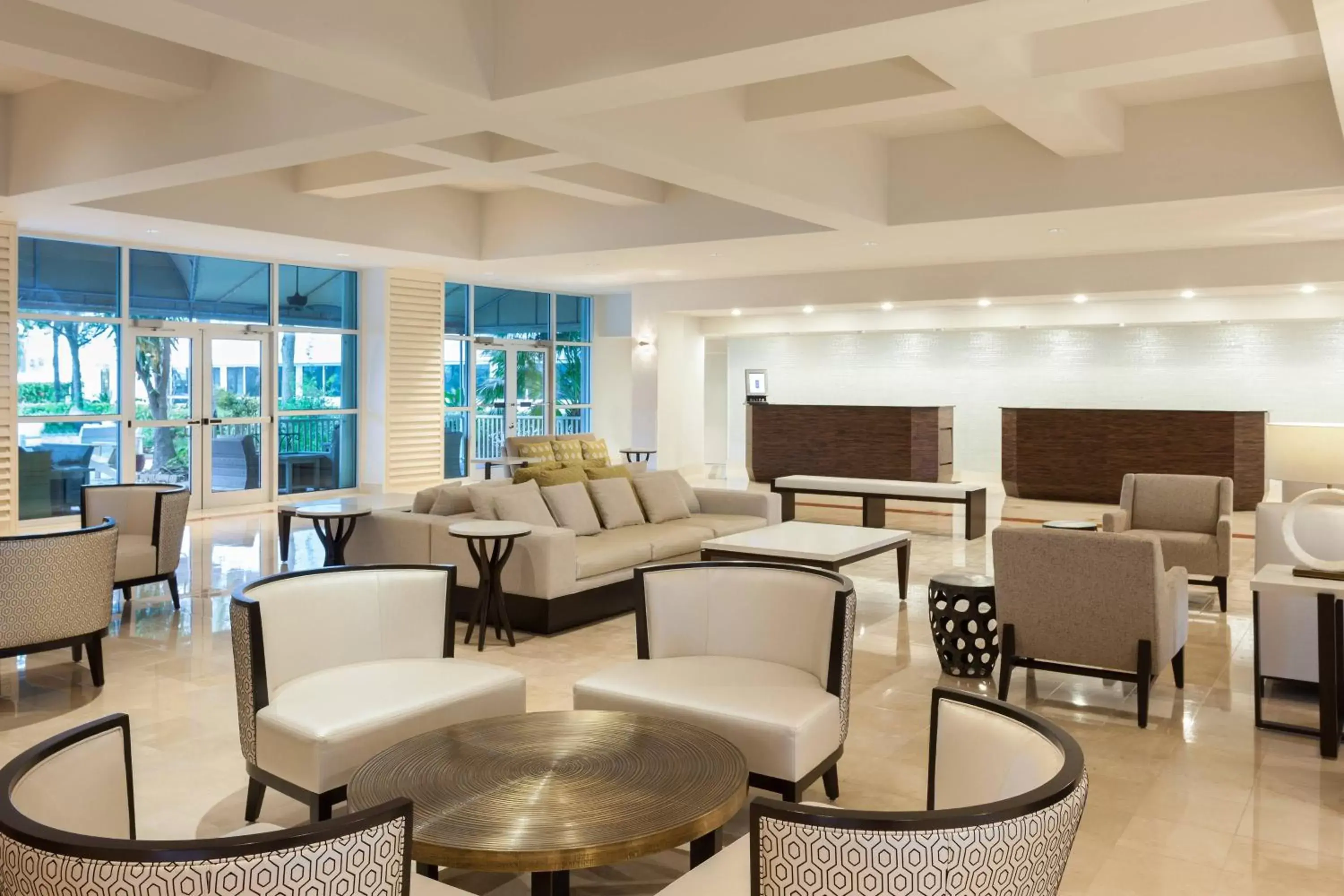 Lobby or reception, Lounge/Bar in West Palm Beach Marriott