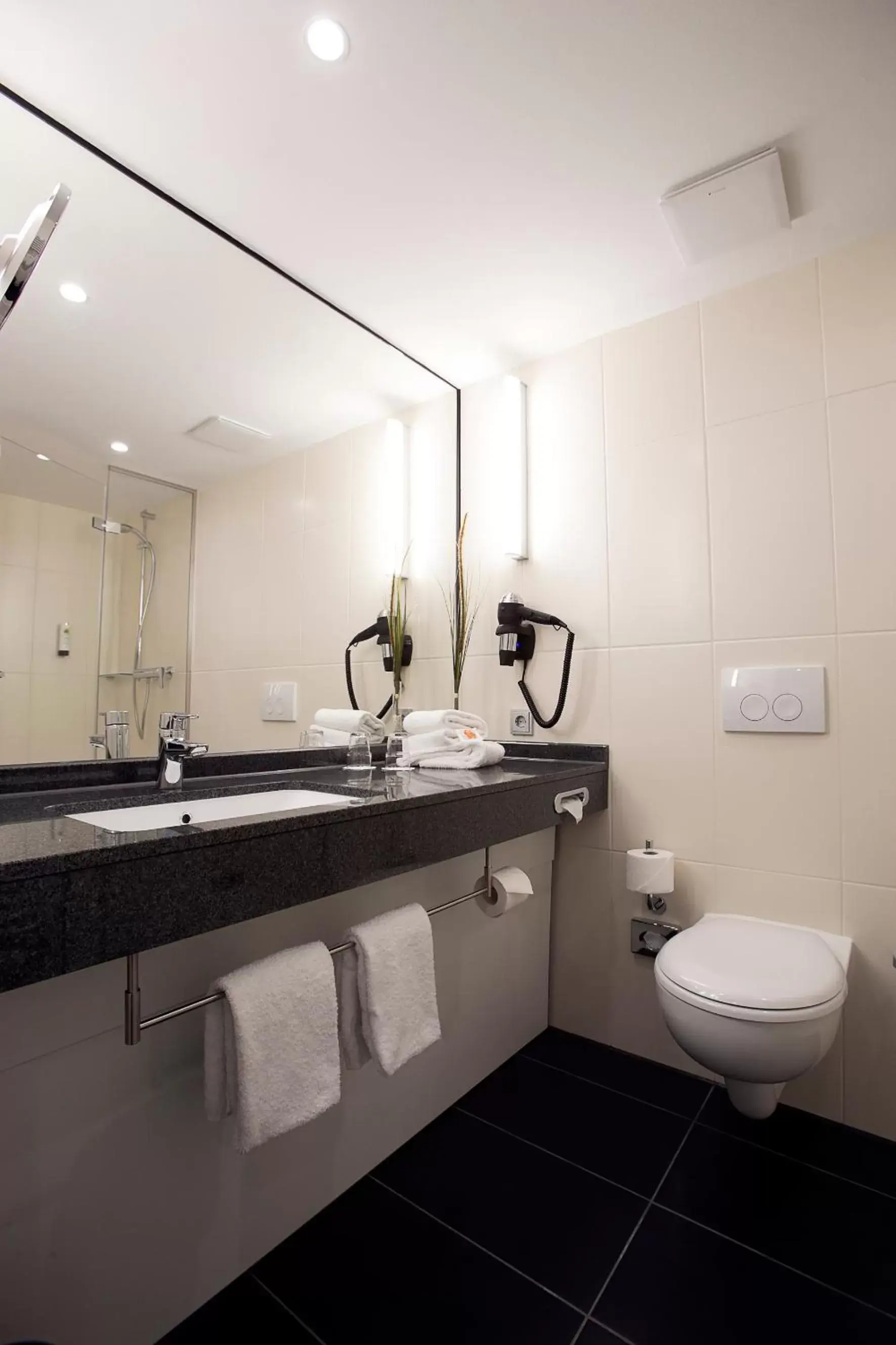 Shower, Bathroom in Nordsee Hotel City