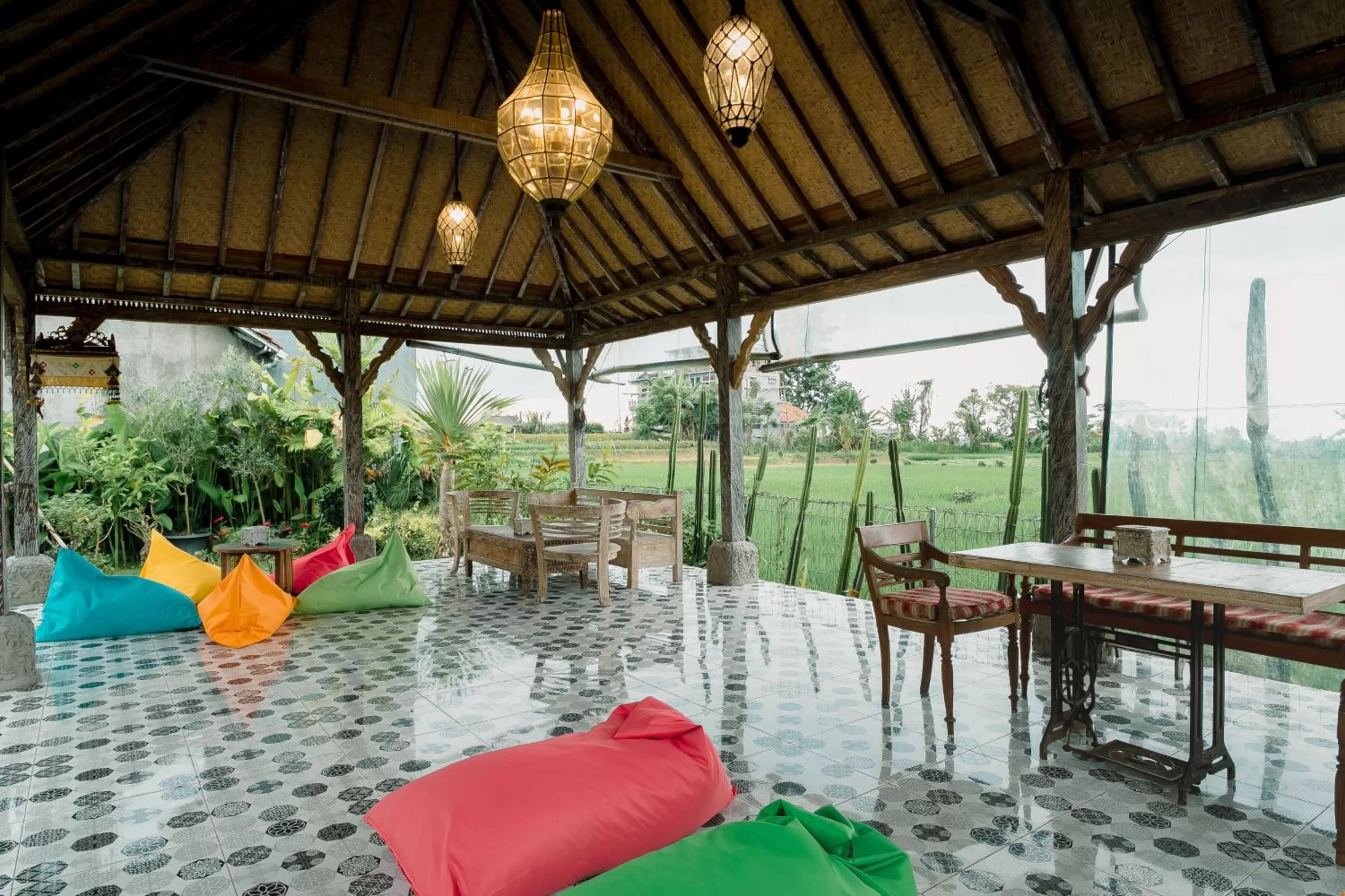Seating area in Nauna Villa Ubud