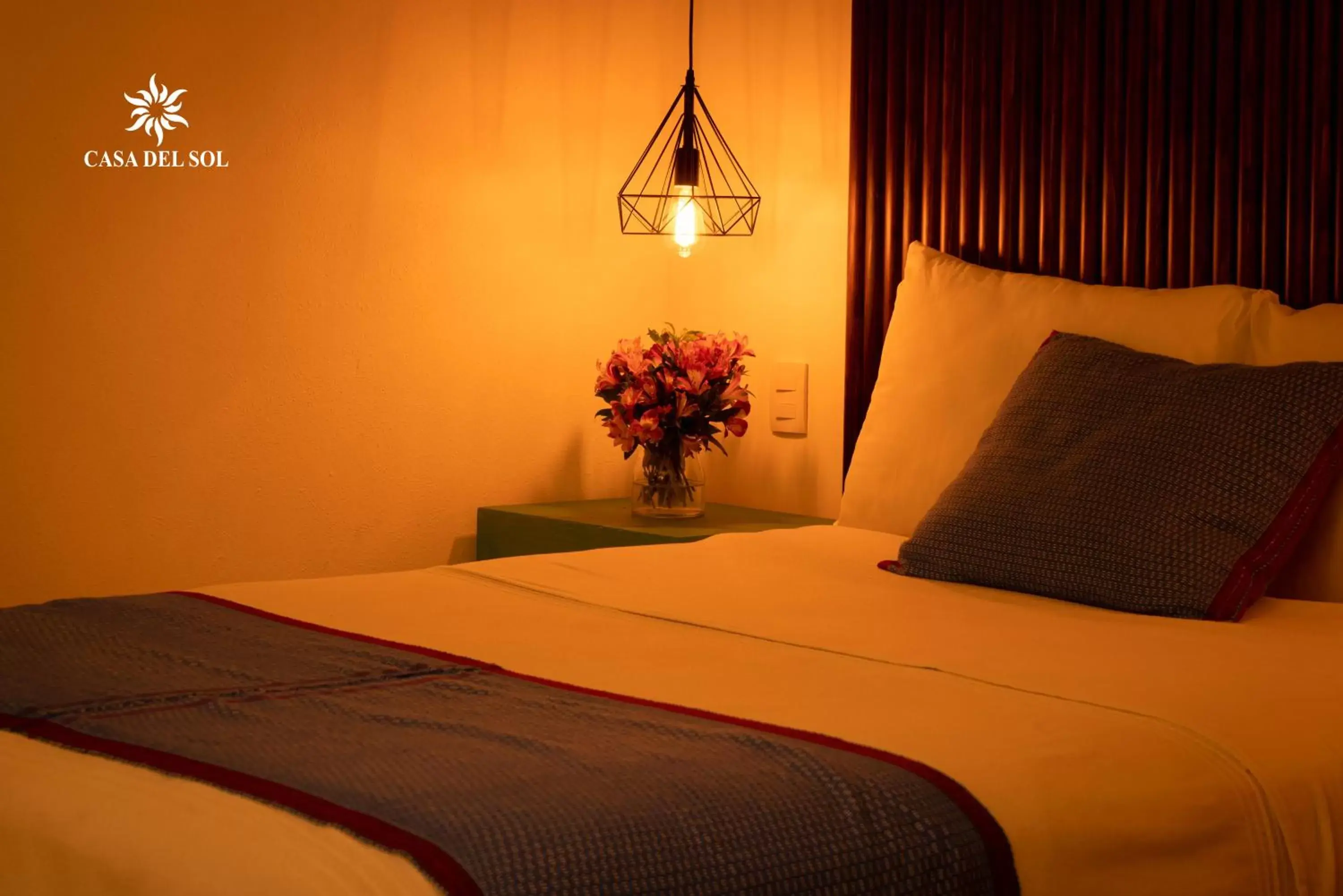 Decorative detail, Bed in Hotel Casa del Sol