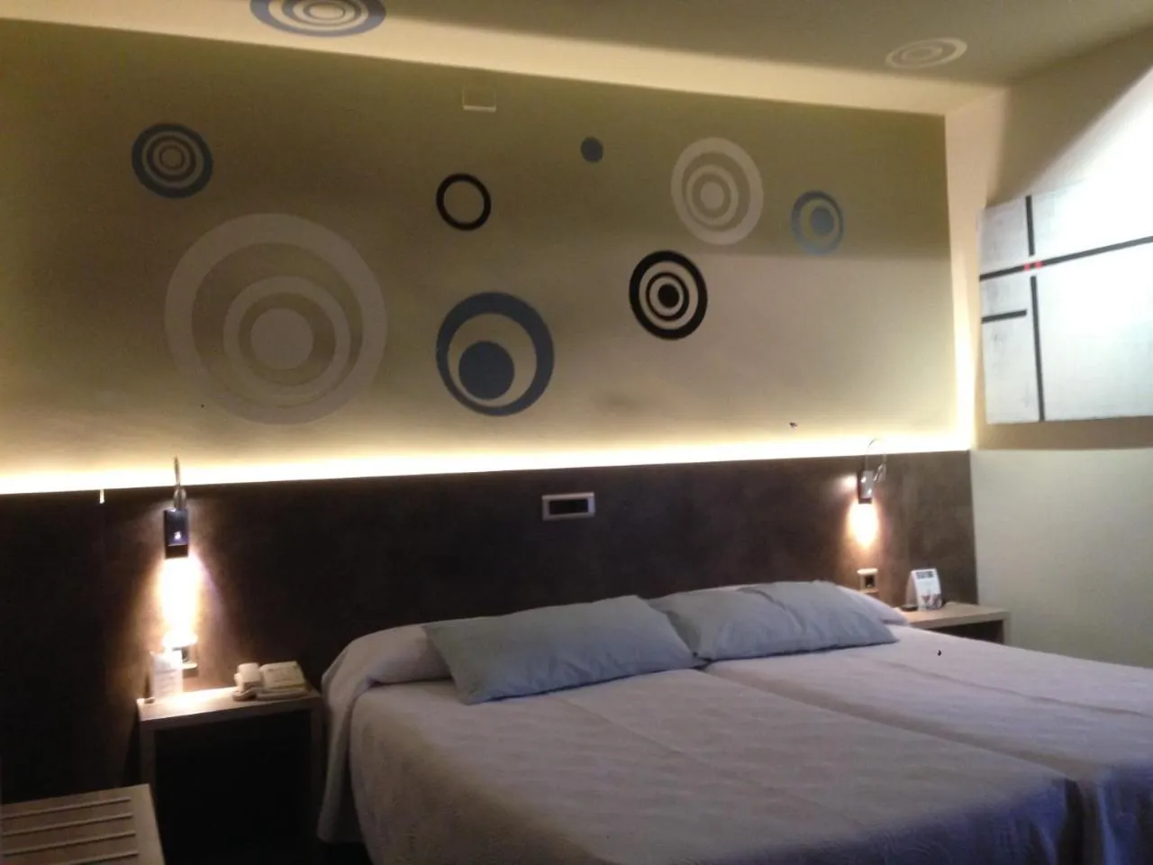 Bed in Hotel Oriente