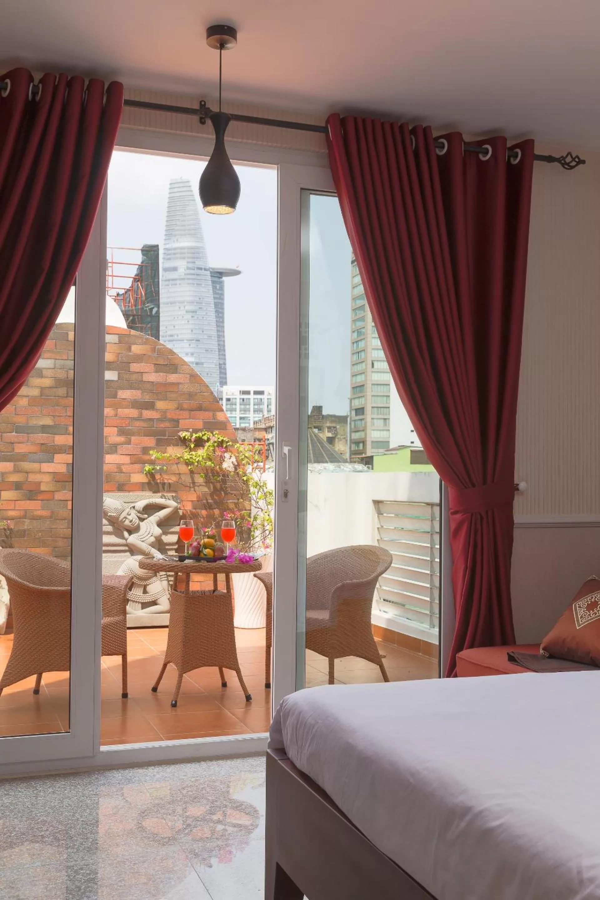 View (from property/room), Bed in Ben Thanh Boutique Hotel