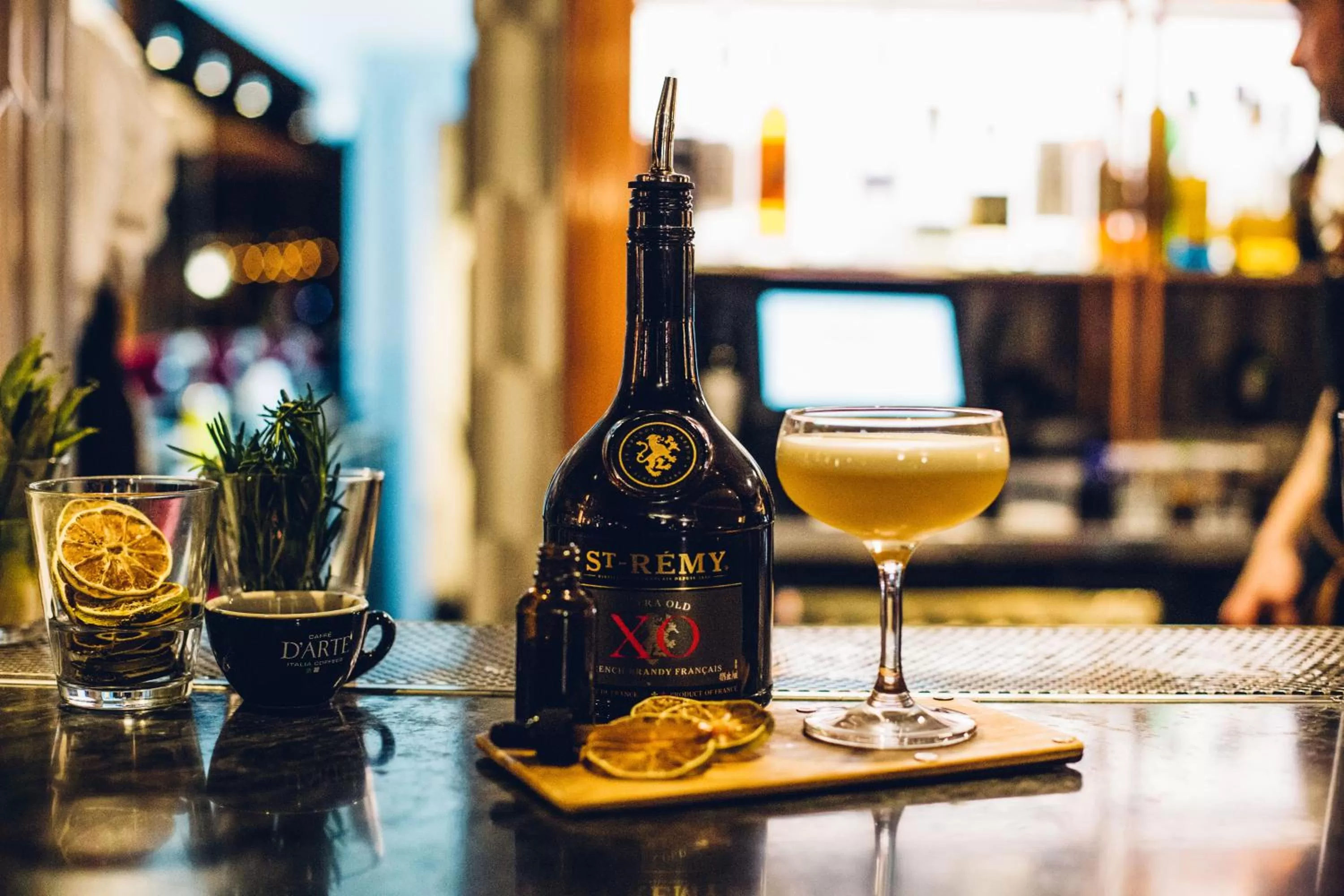 Drinks in Pangea Pod Hotel