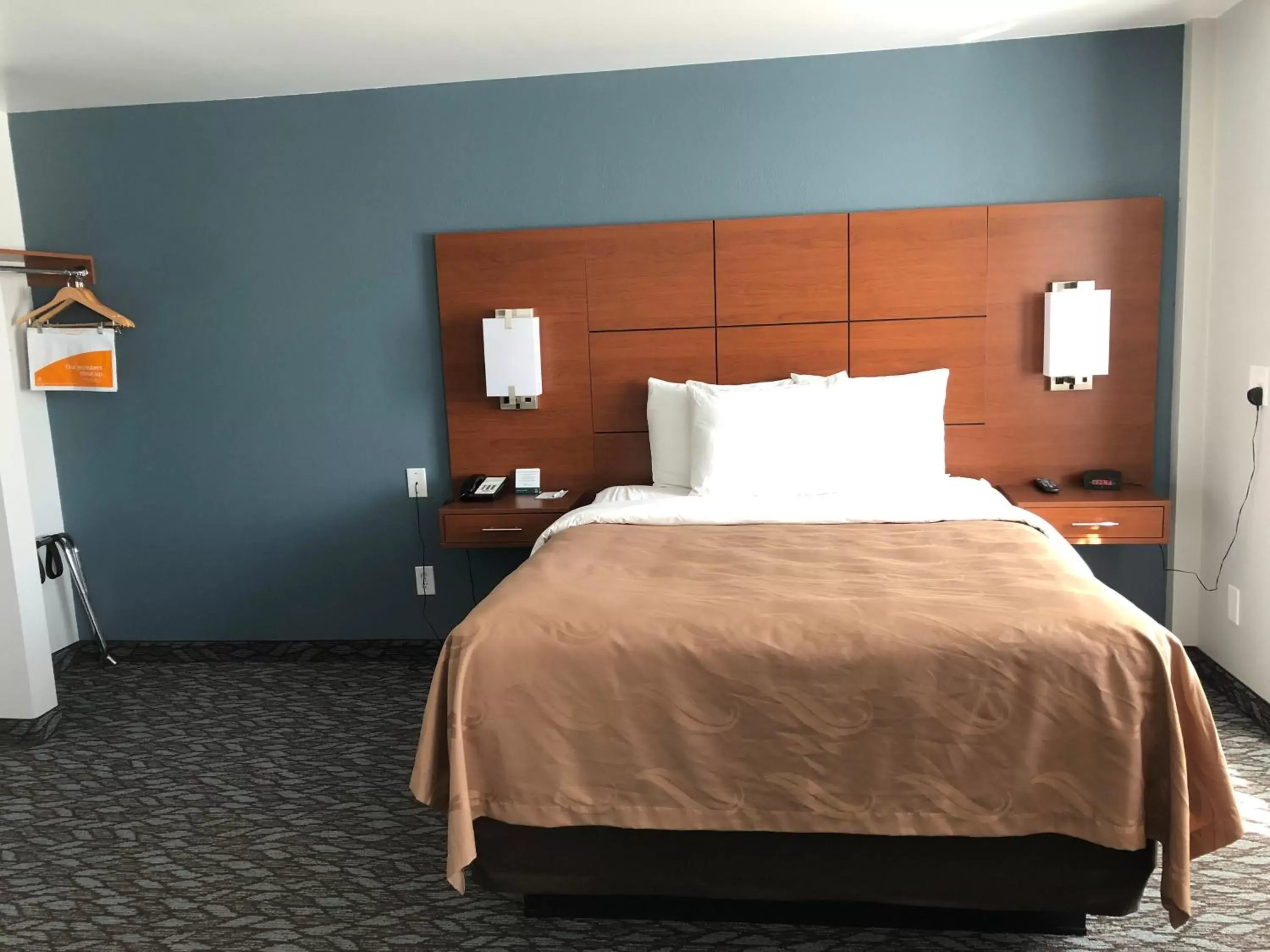 Bed in Quality Inn & Suites Watertown Fort Drum