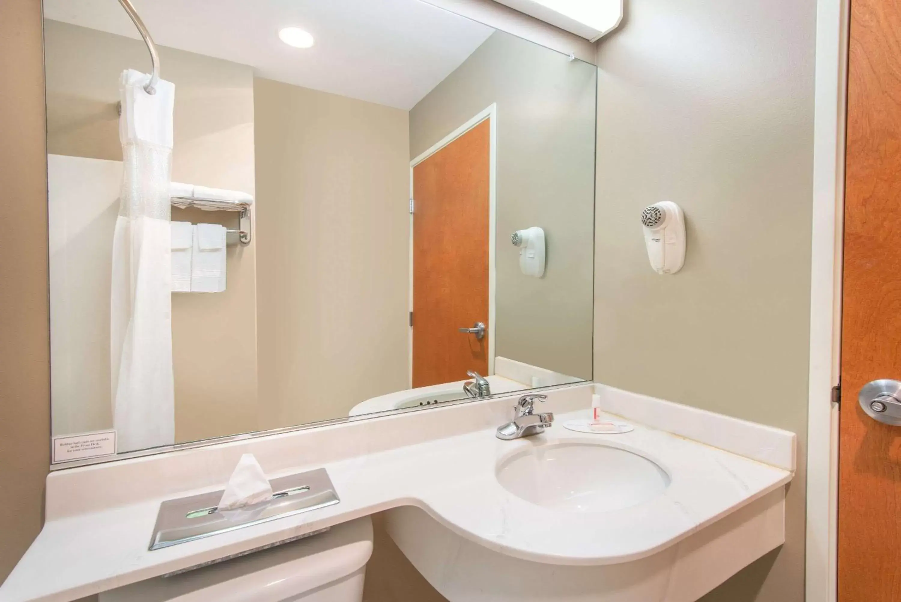 Bathroom in Microtel Inn & Suites by Wyndham Hazelton/Bruceton Mills