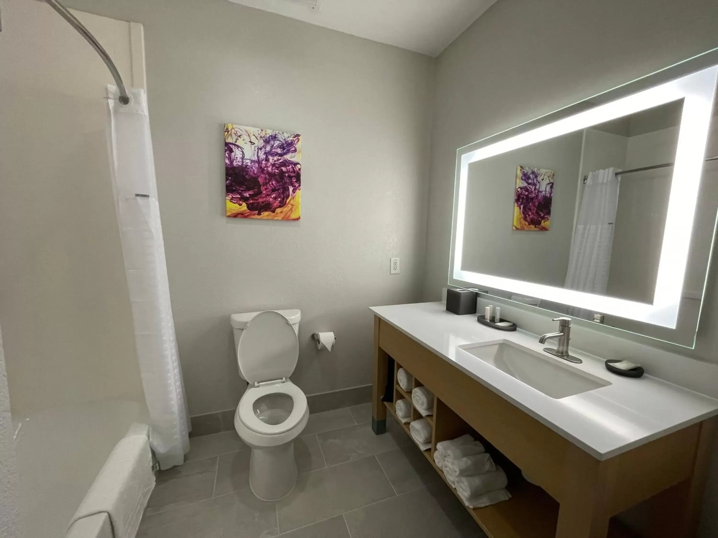 Toilet, Bathroom in La Quinta Inn & Suites by Wyndham Augusta Near Fort Gordon