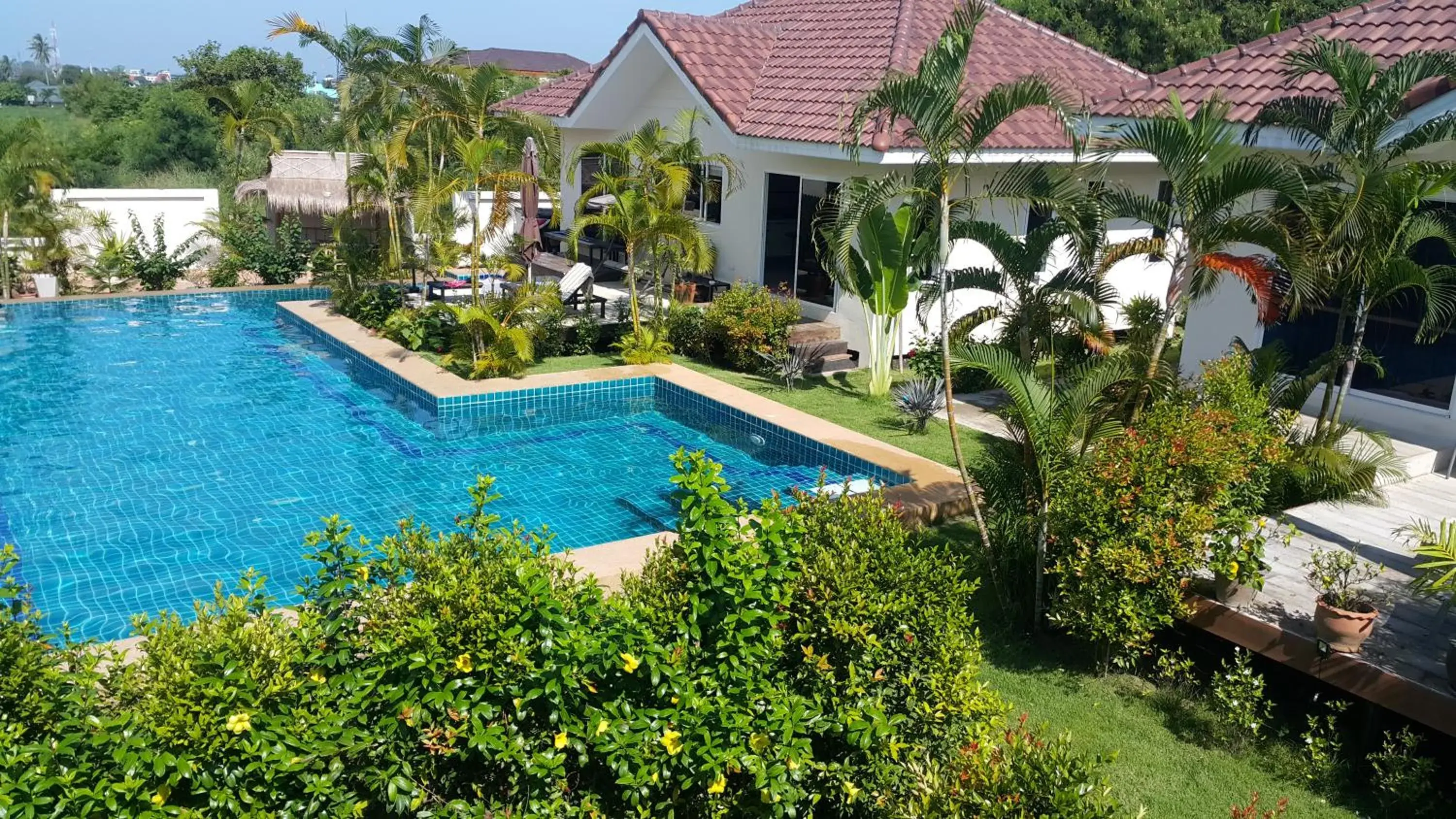 Swimming pool, Pool View in Bangsaray Villa