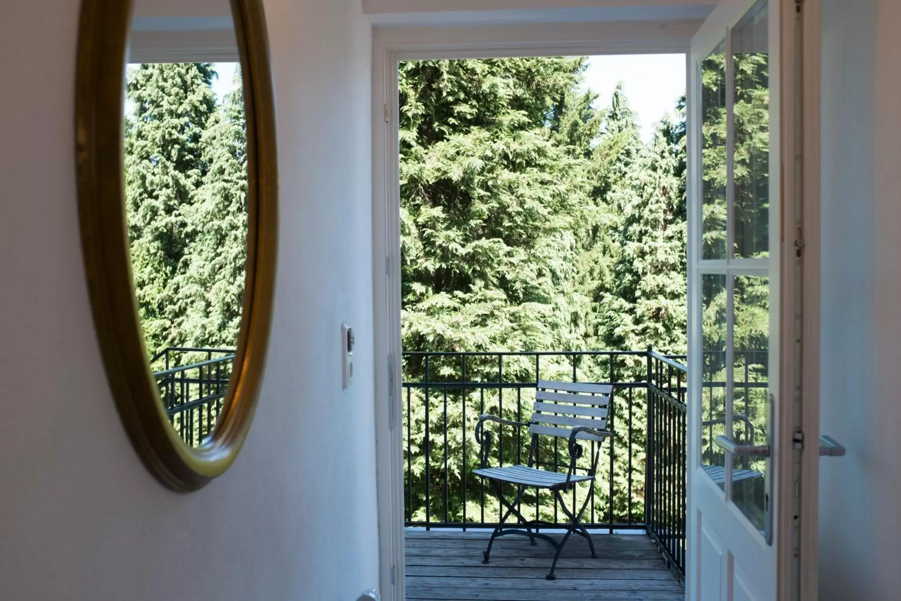 Balcony/Terrace, View in Boutiquehotel Amadeus