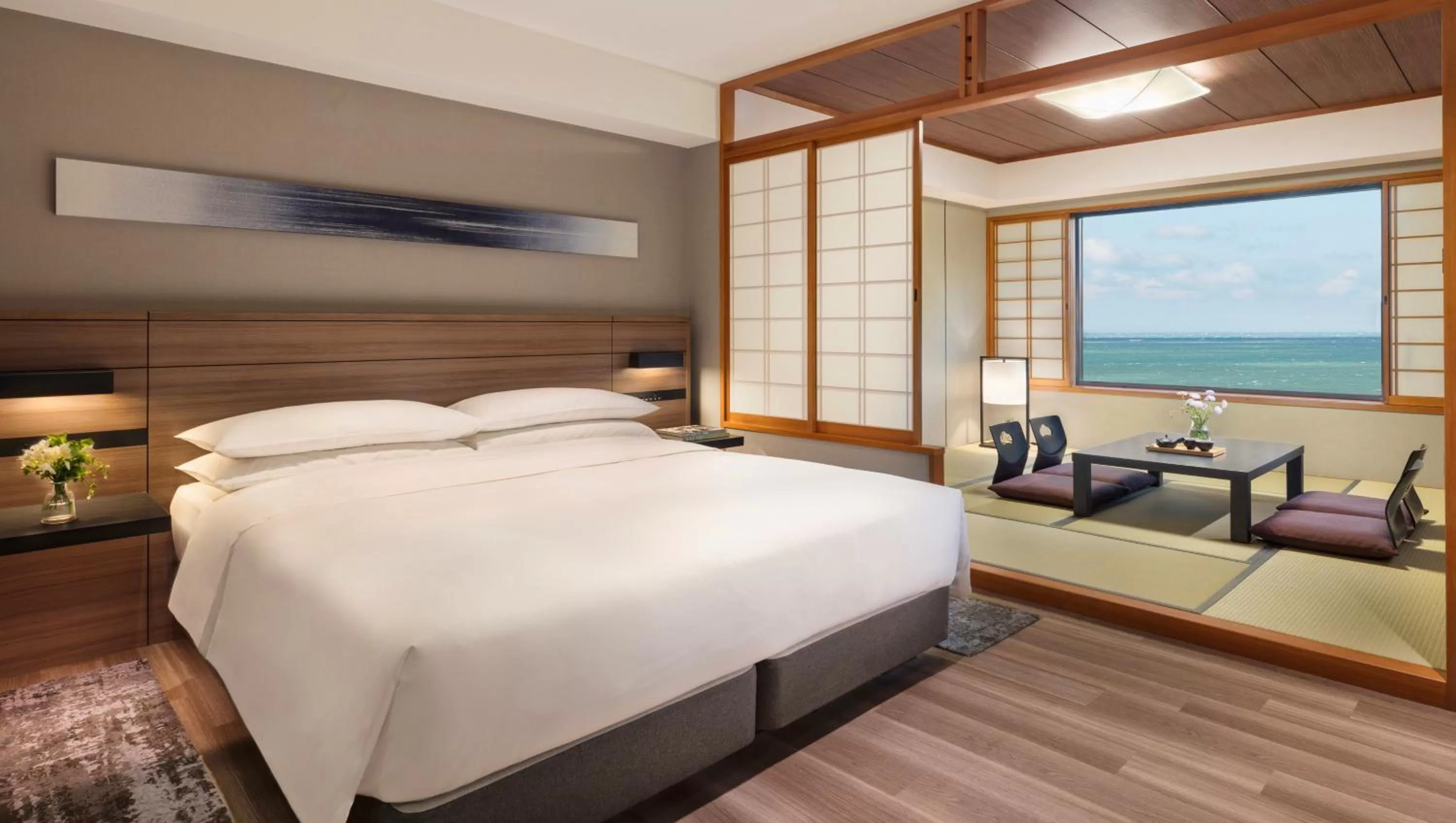 King Room with Tatami Area and Ocean View in Nanki-Shirahama Marriott Hotel