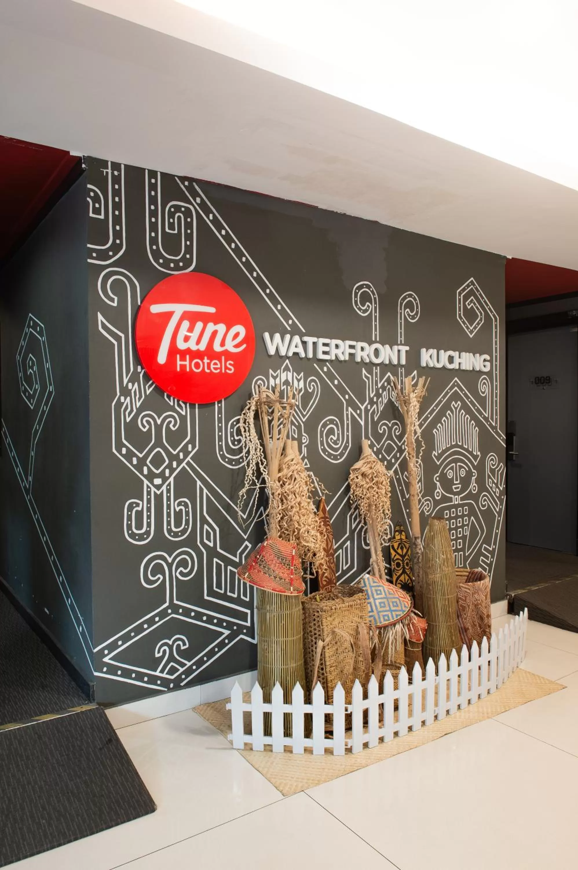 Logo/Certificate/Sign in Tune Hotel - Waterfront Kuching