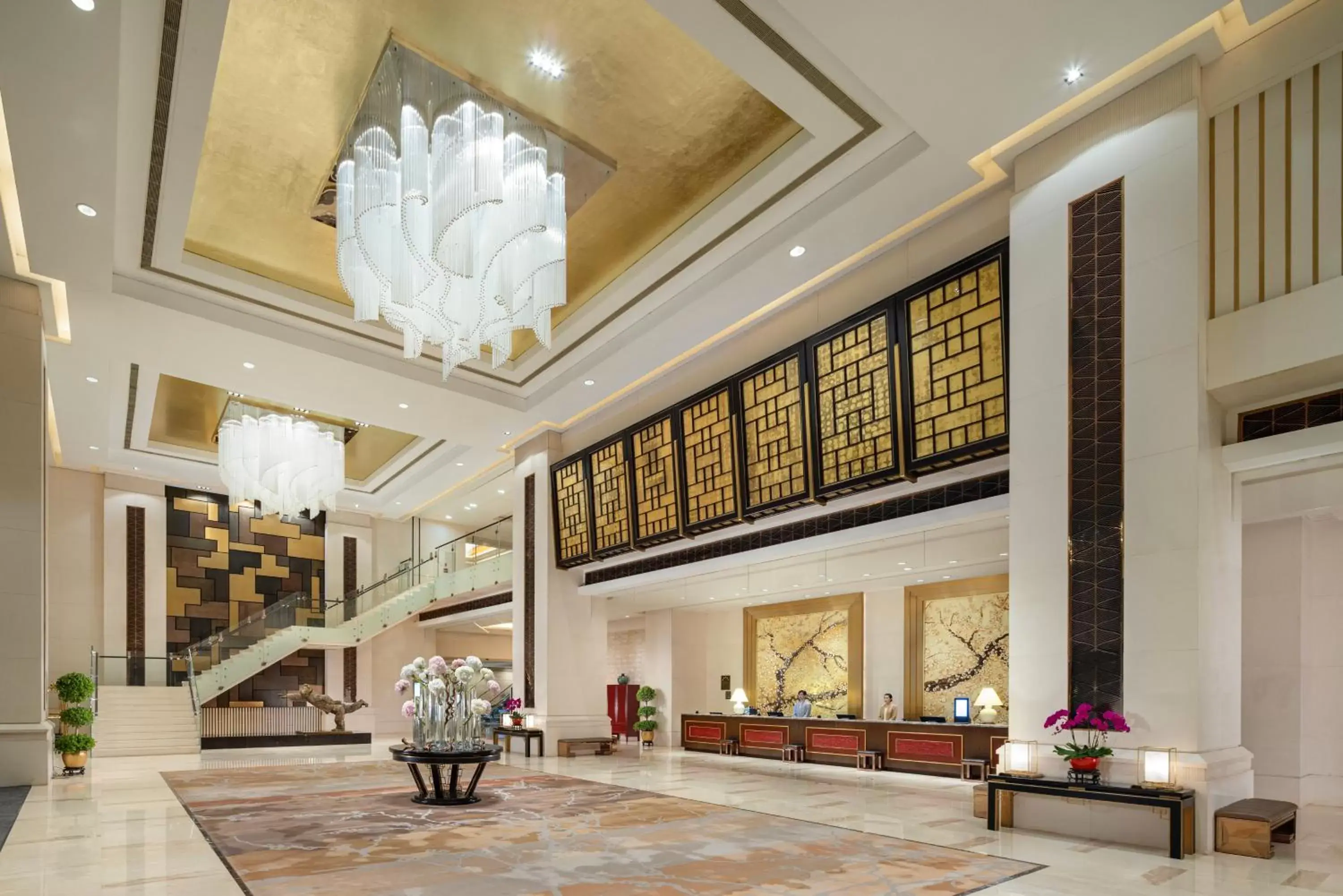 Lobby or reception, Lobby/Reception in Shangri-La Nanjing