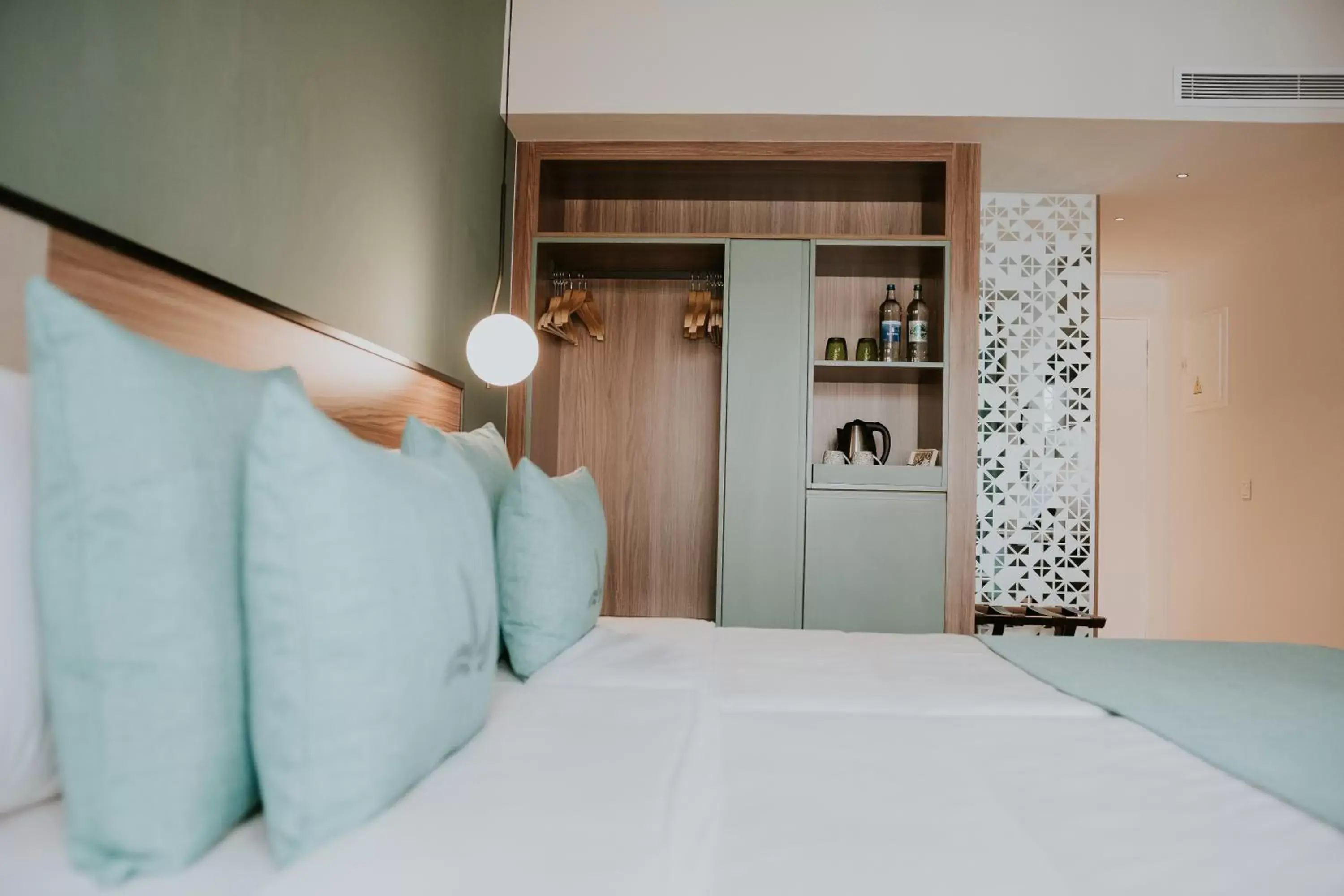 Bed in Catalina Plaza Hotel Sostenible Bed in Catalina Plaza Hotel Sostenible