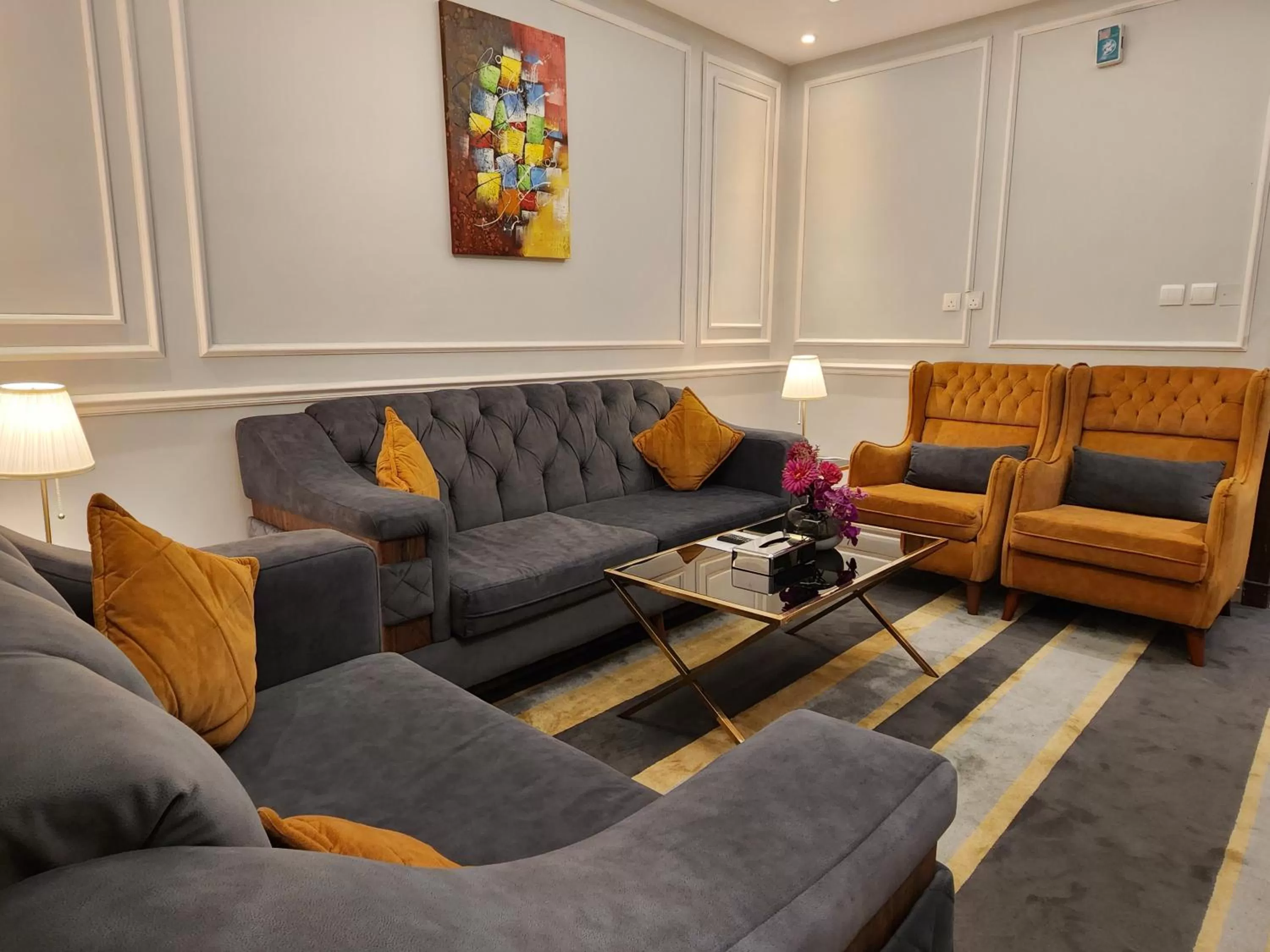 Living room in Rasis Serviced Apartments