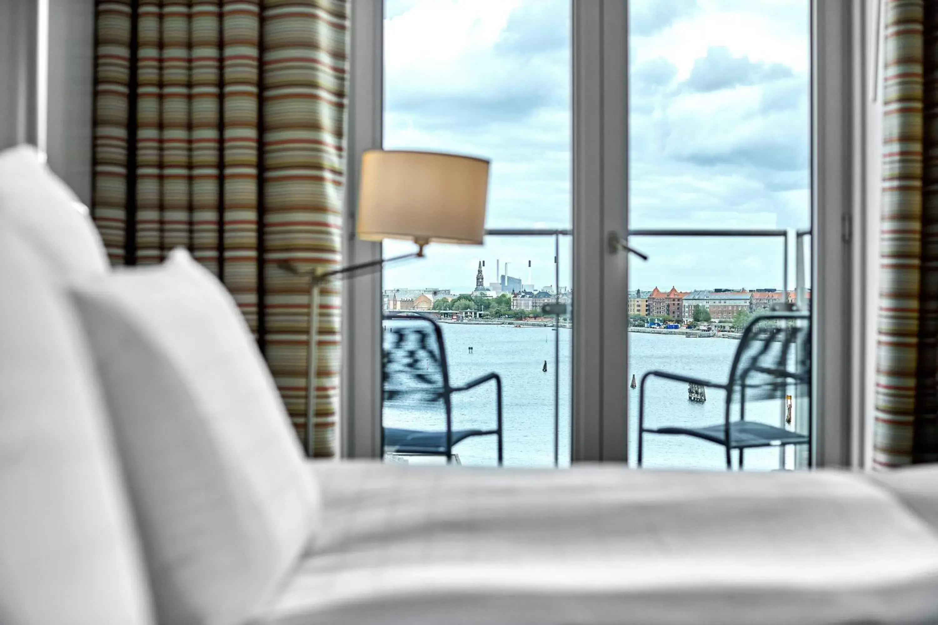 Balcony/Terrace, Pool View in Copenhagen Island Hotel