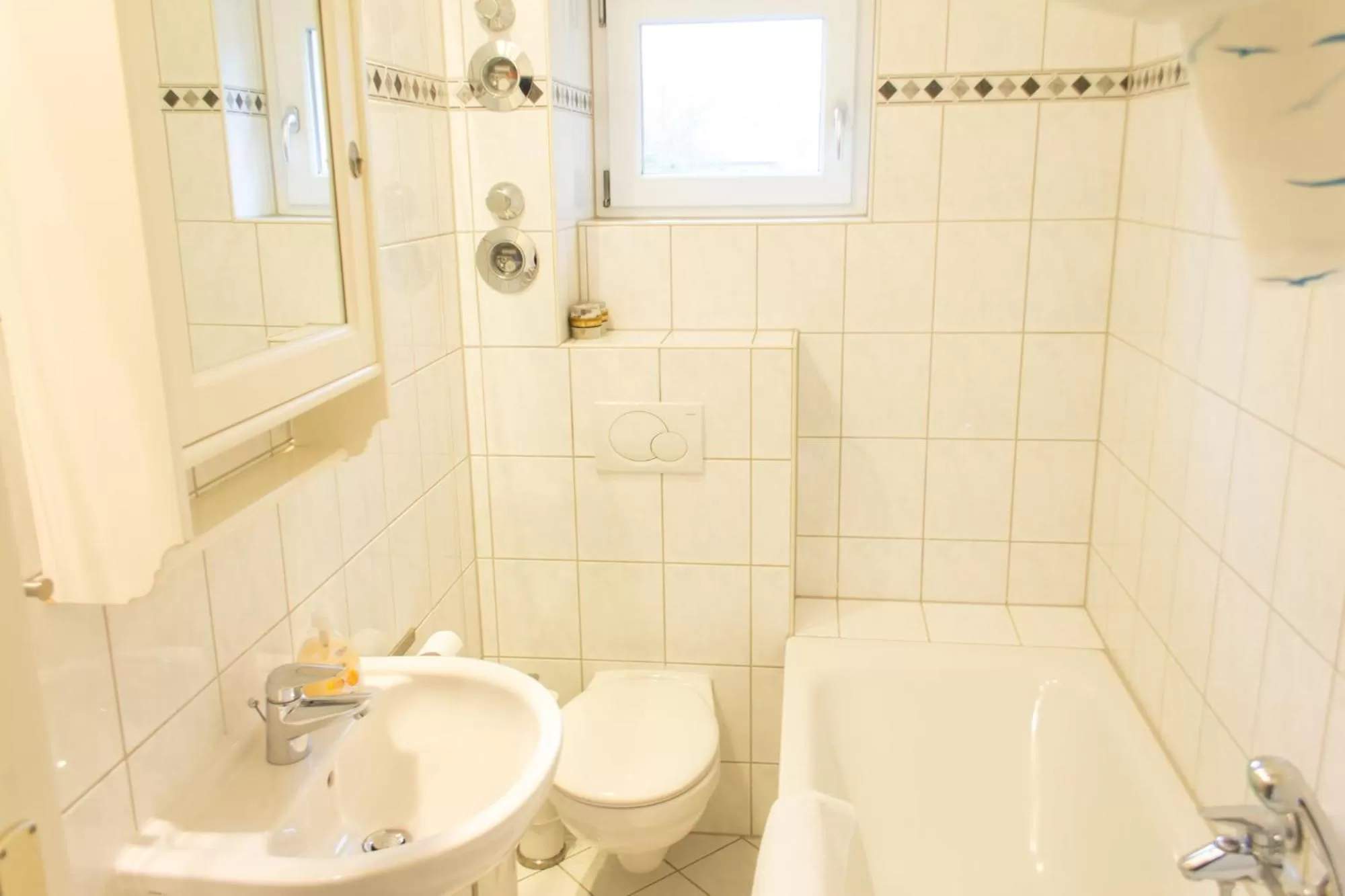 Toilet in Gästehaus Schloss Plaue