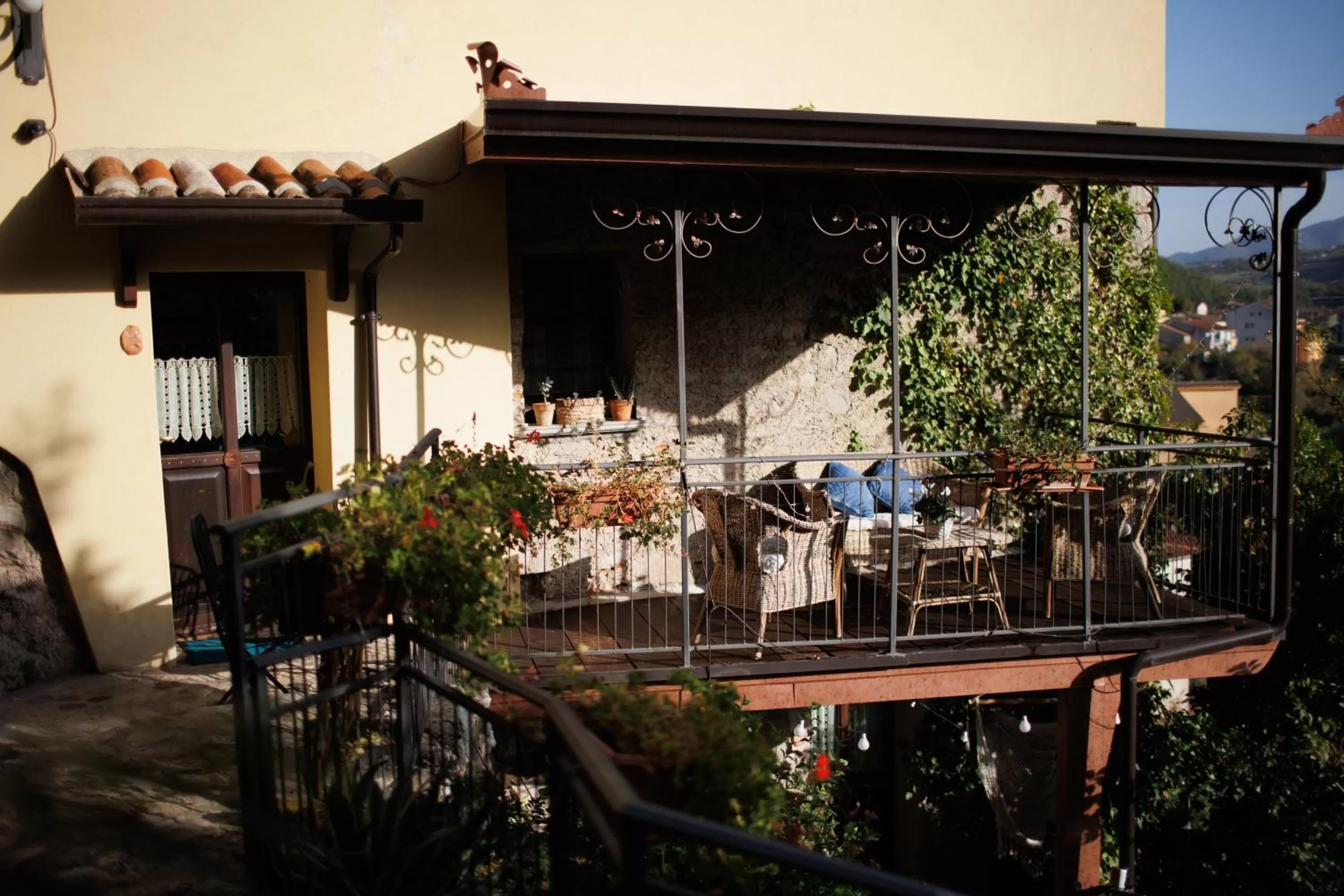 Balcony/Terrace in B&B La Voce del Fiume Dimora storica di Charme