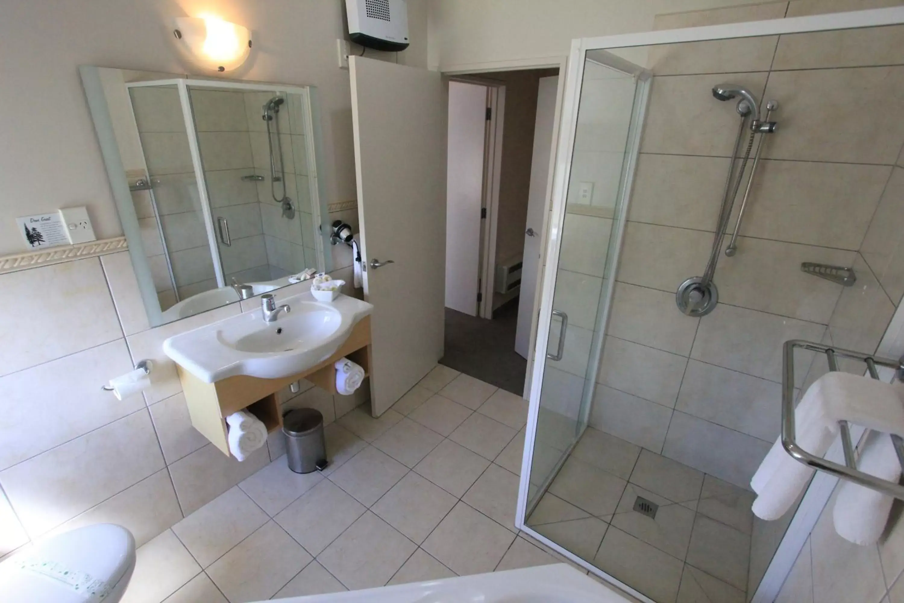 Bathroom in Voyager Apartments Taupo