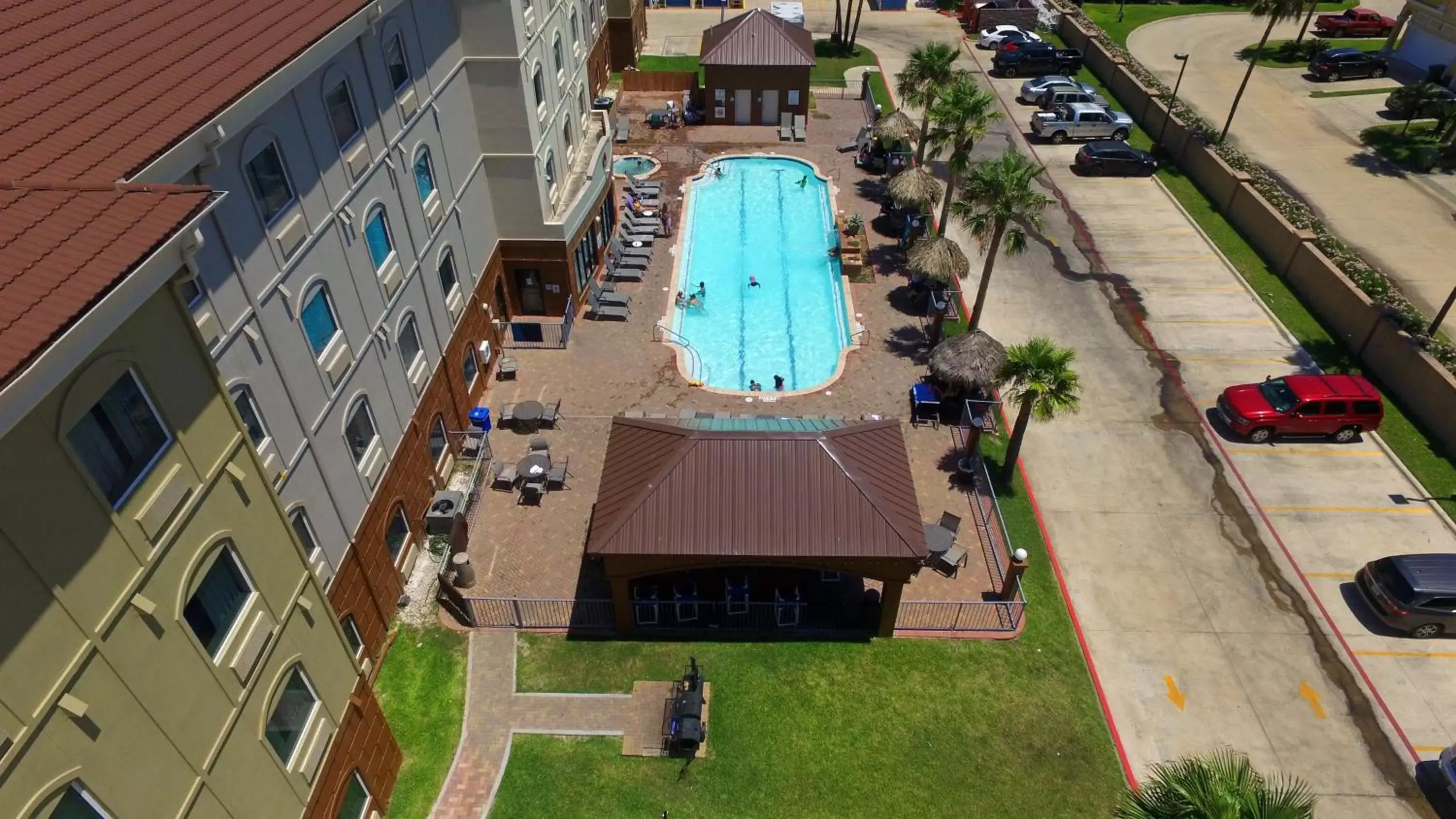 Area and facilities, Pool View in Holiday Inn Express Hotel and Suites South Padre Island, an IHG Hotel