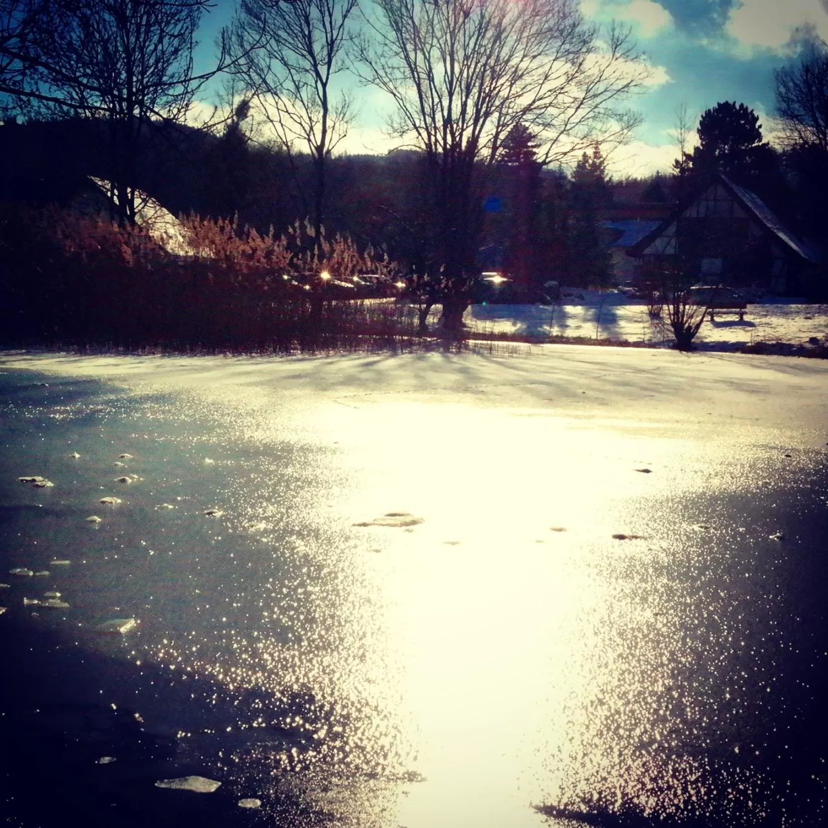 Winter in Landhaus Tonmühle