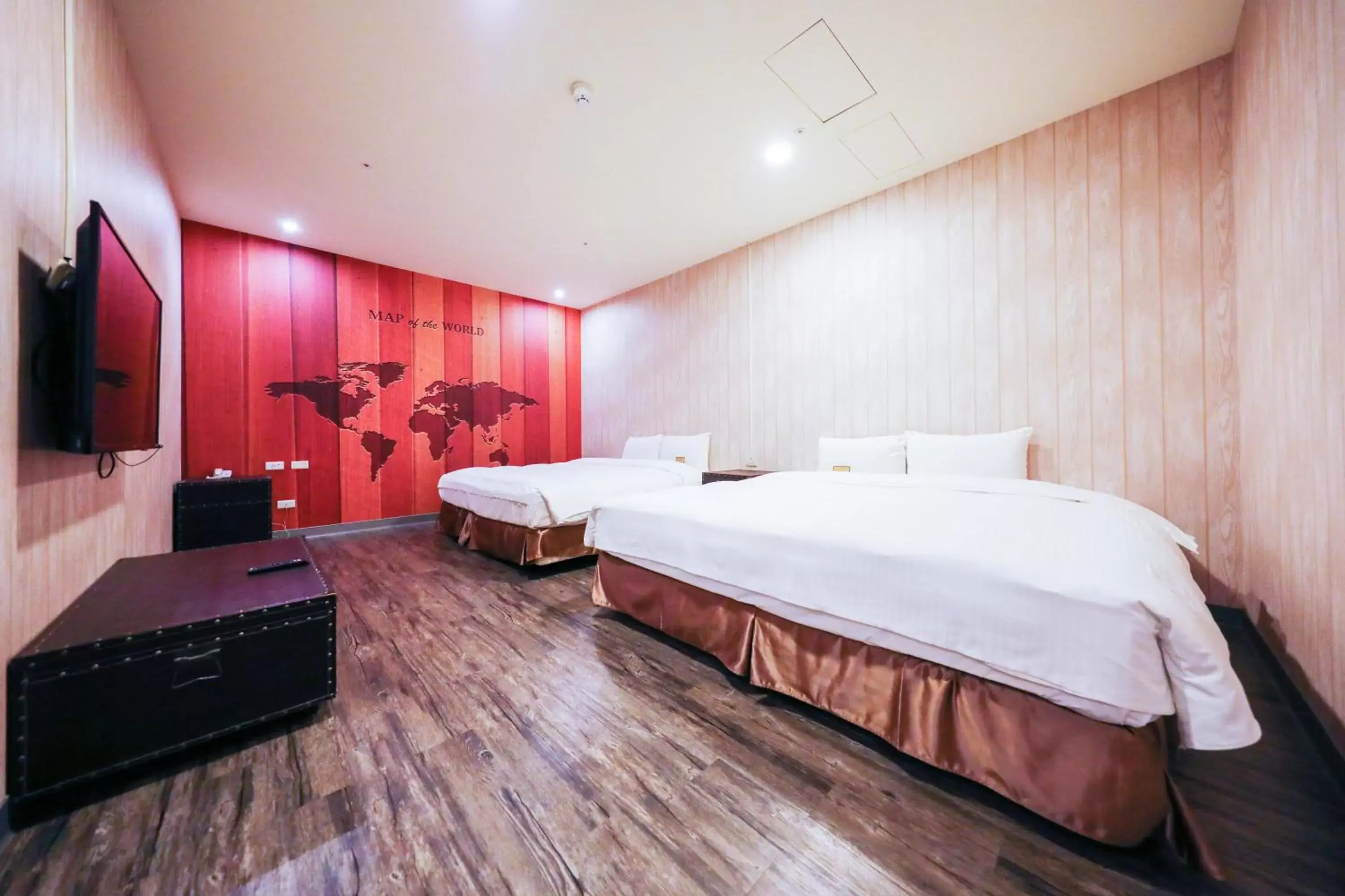 Bed in Skyone Hotel