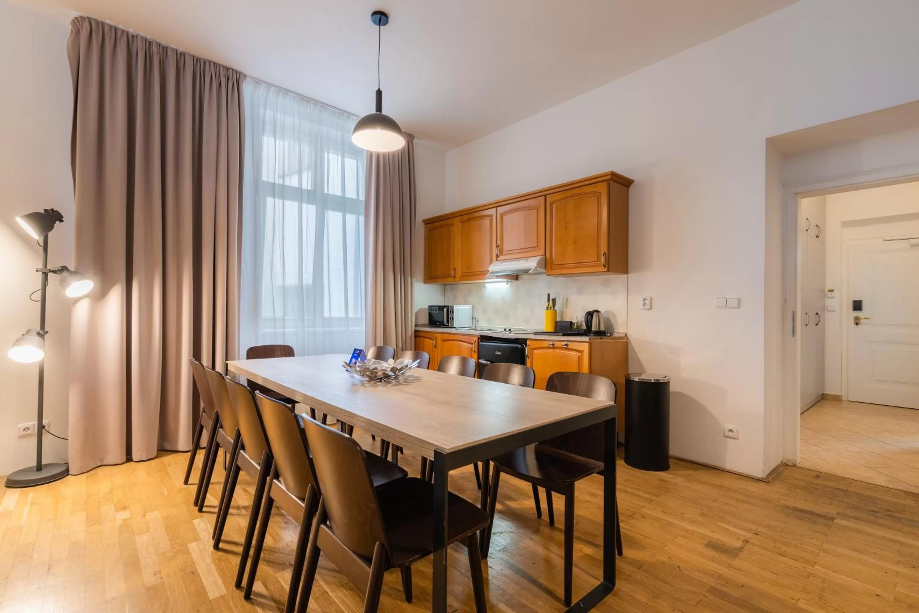 Kitchen or kitchenette in EA ApartHotel Melantrich