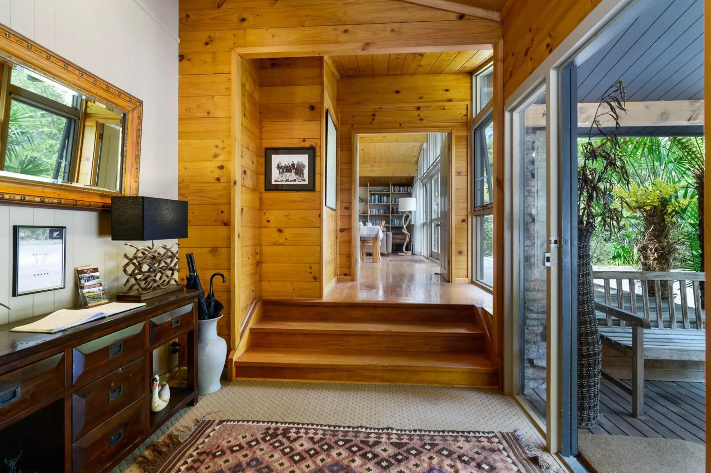 Facade/entrance in Koura Lodge Facade/entrance in Koura Lodge