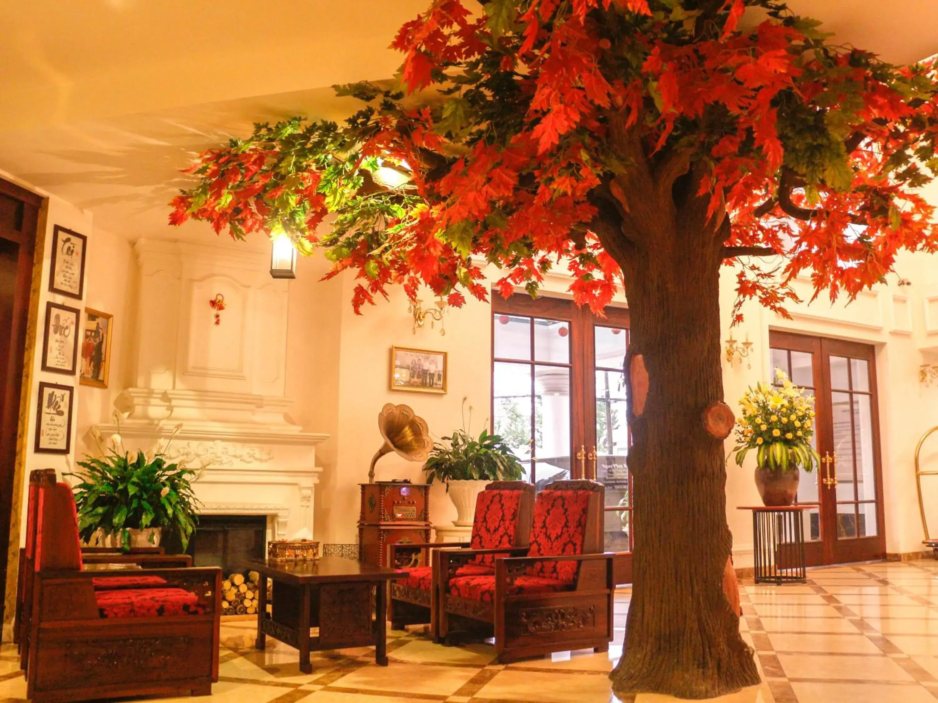 Lobby or reception in Ngoc Phat Dalat Hotel