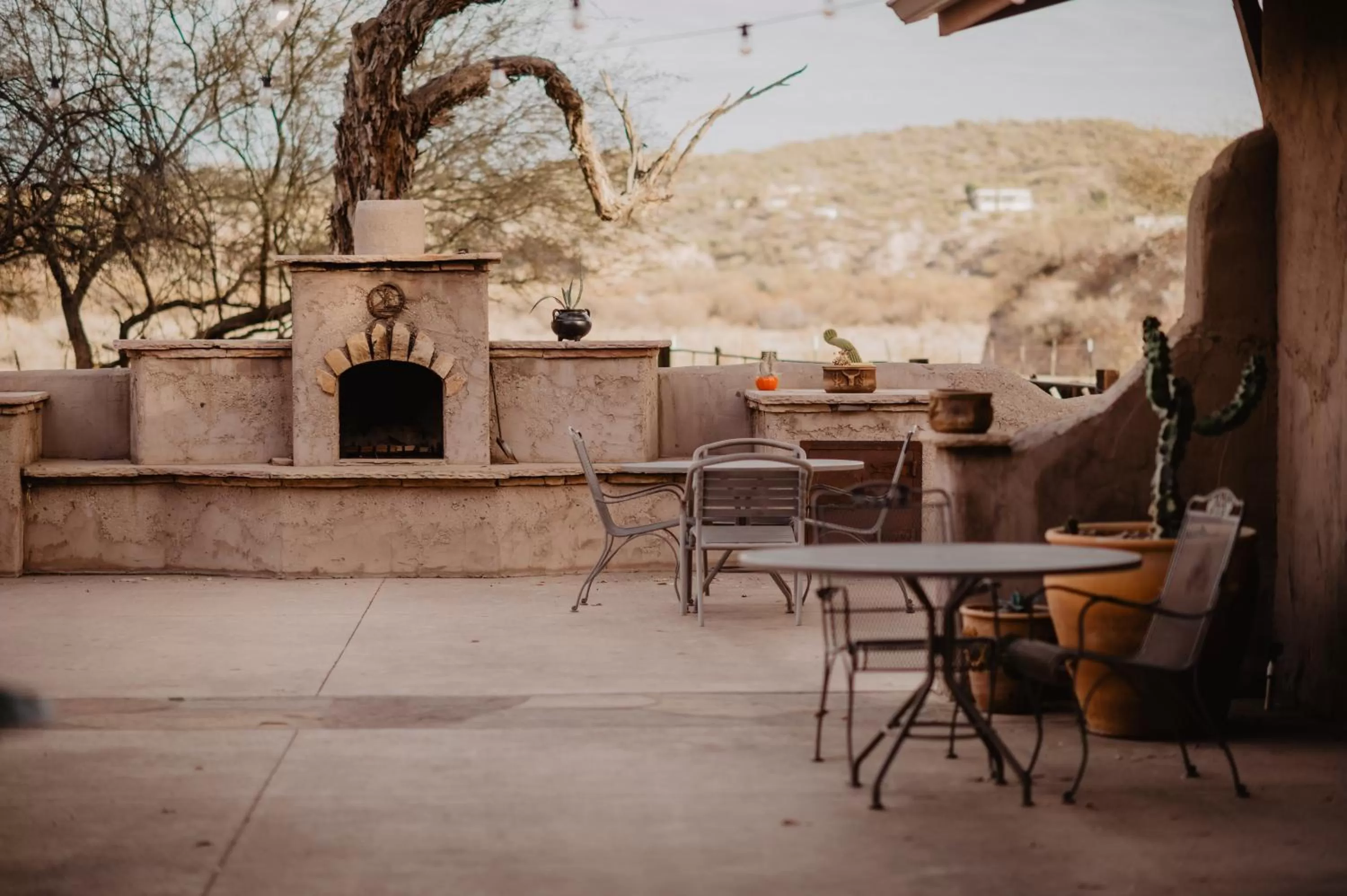 Patio in Kay El Bar Guest Ranch