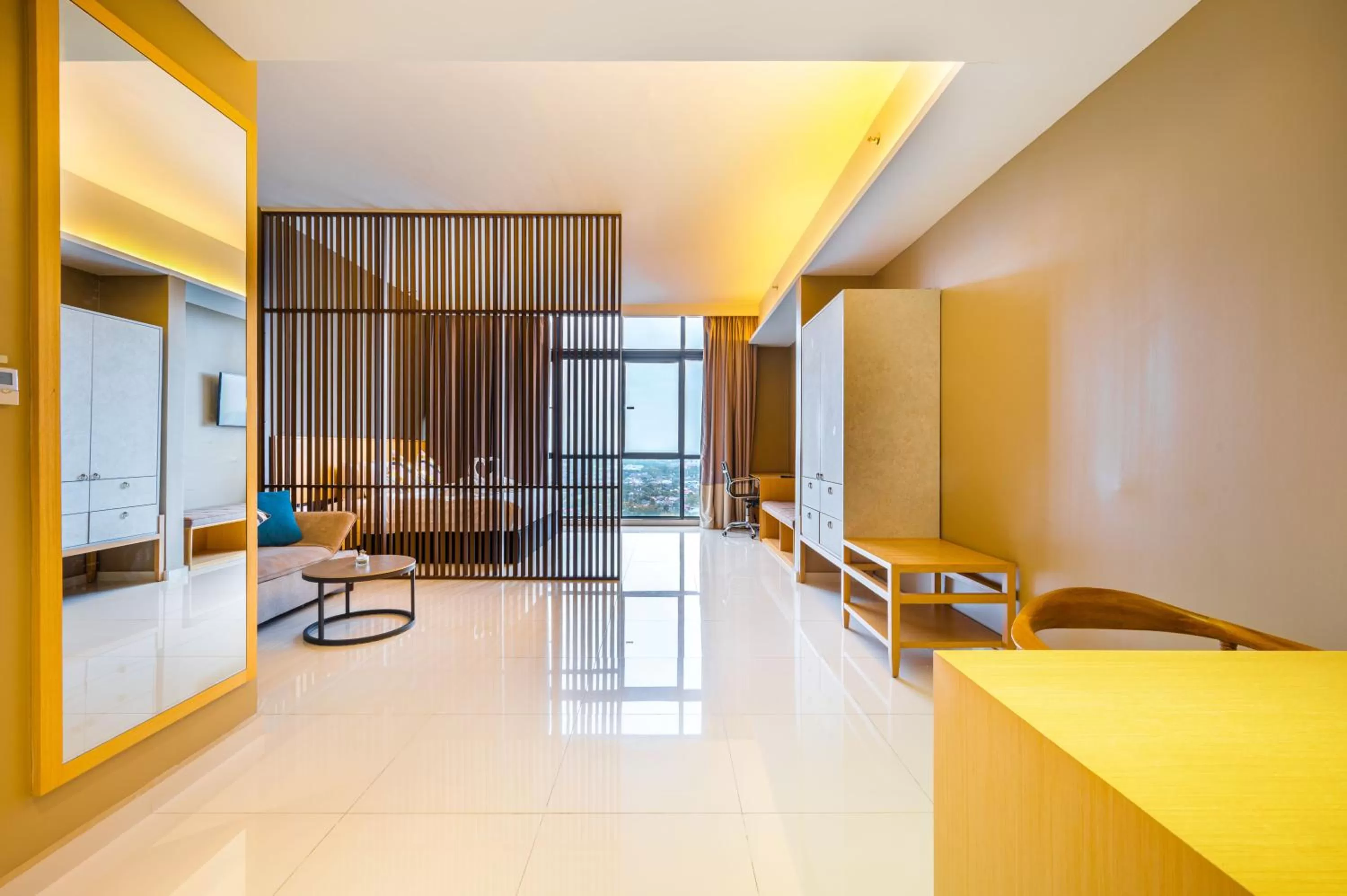 Living room in Greystone 99 Suites