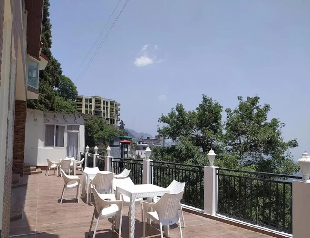 Balcony/Terrace in Hotel Diamond, Mussoorie