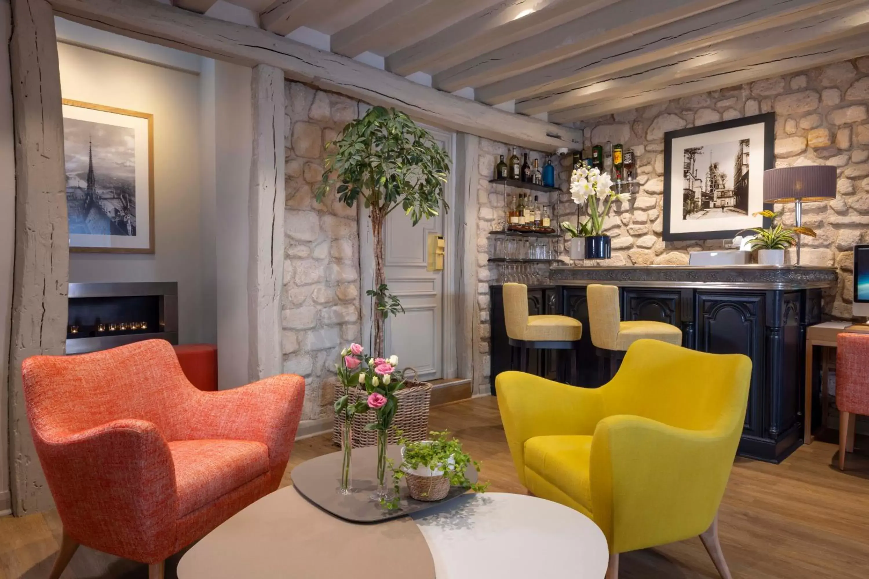 Lobby or reception, Lounge/Bar in Hotel Duquesne Eiffel
