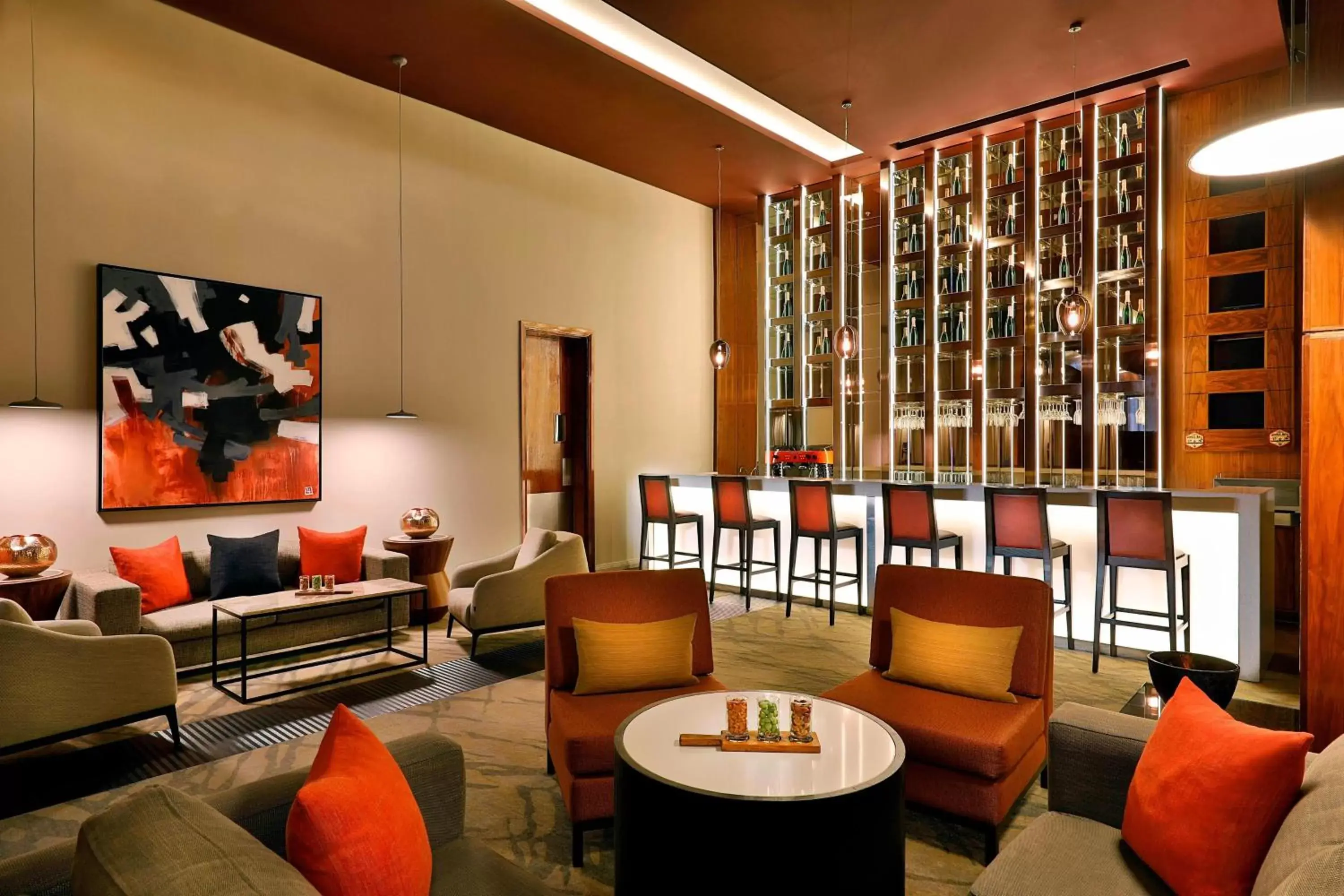 Lounge or bar, Lounge/Bar in Cape Town Marriott Hotel Crystal Towers