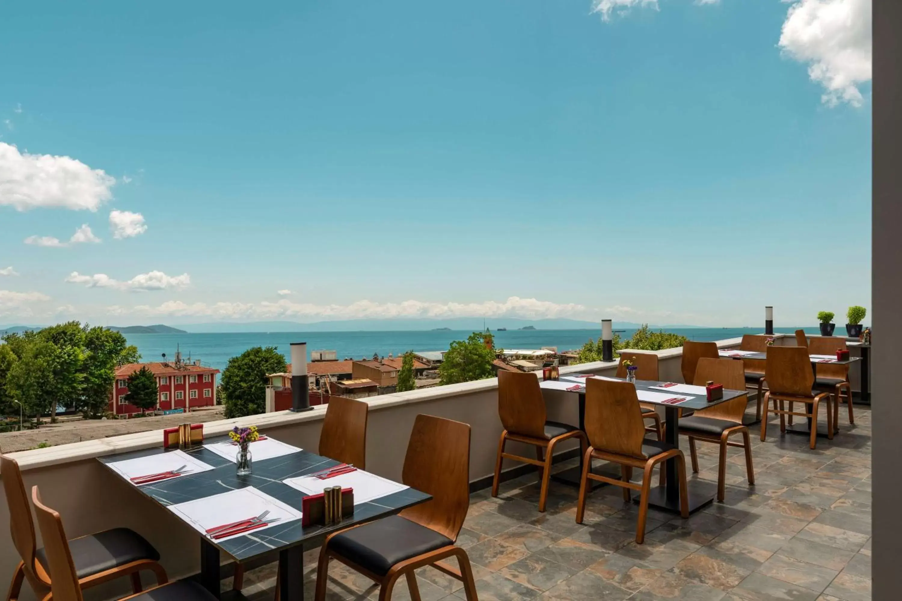 Balcony/Terrace, Restaurant/Places to Eat in Royan Hotel Hagia Sophia, a member of Radisson Individuals