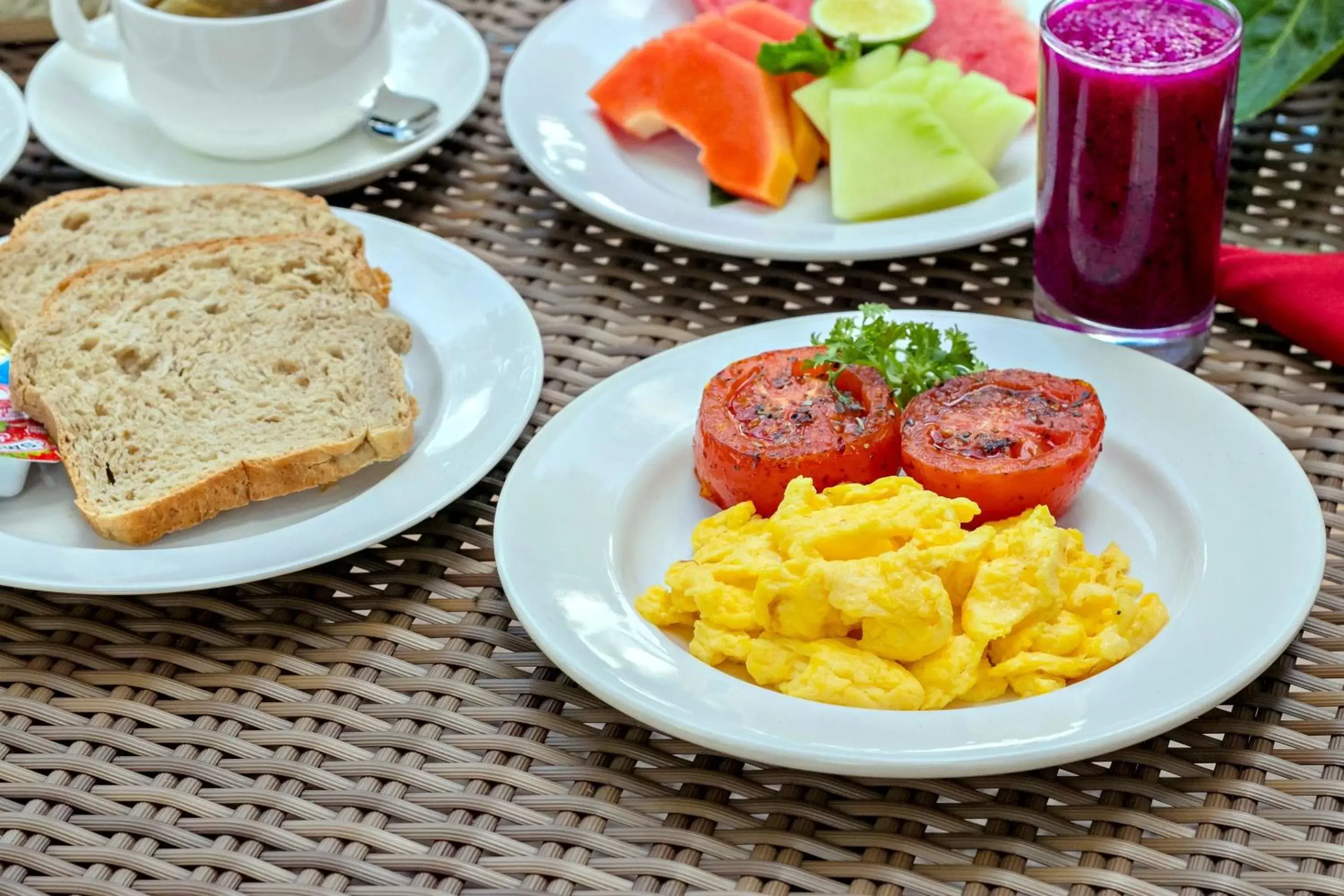 Food close-up in Canvas Escape Resort Food close-up in Canvas Escape Resort