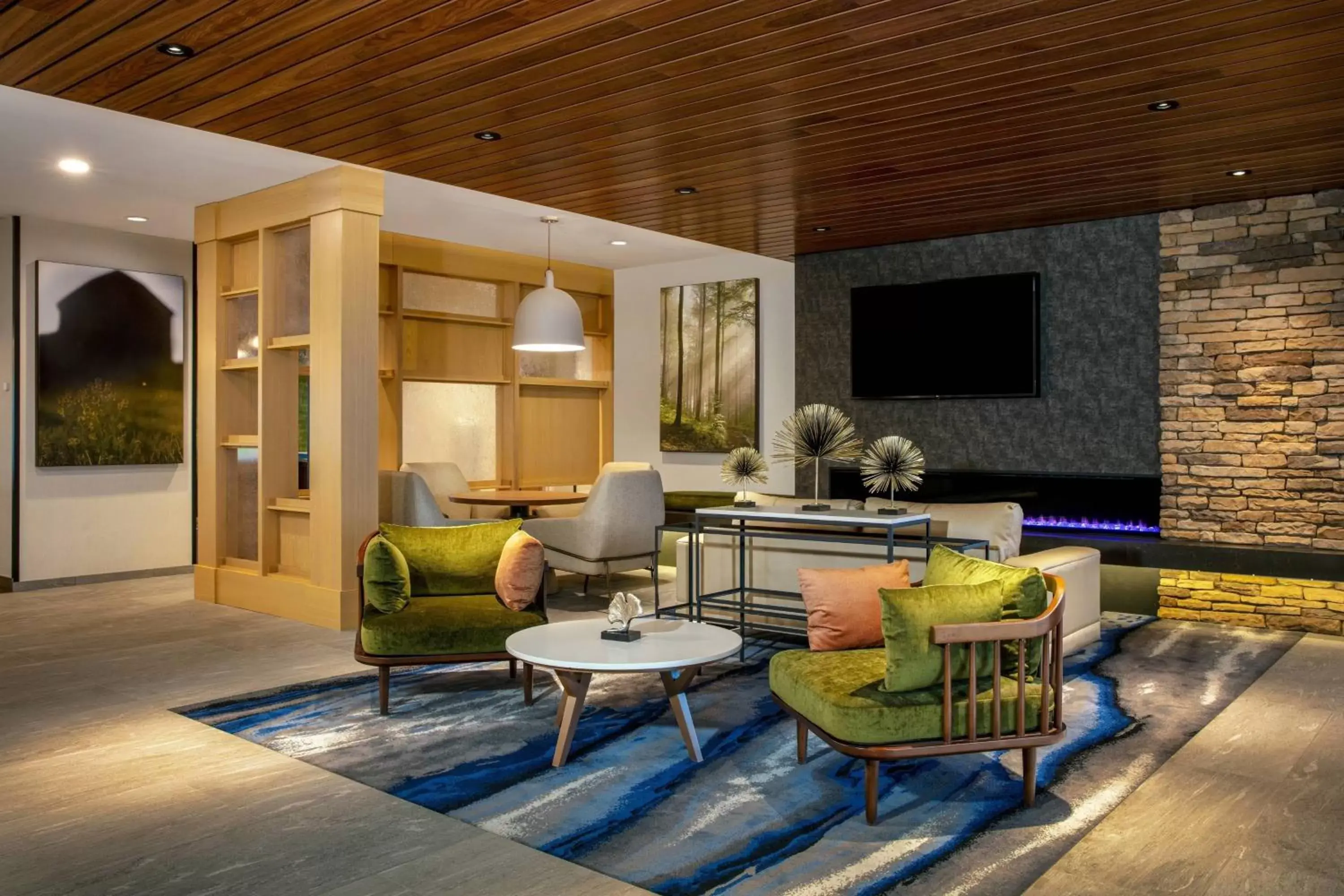 Lobby or reception, Seating Area in Fairfield by Marriott Inn & Suites Harrisburg West/Mechanicsburg