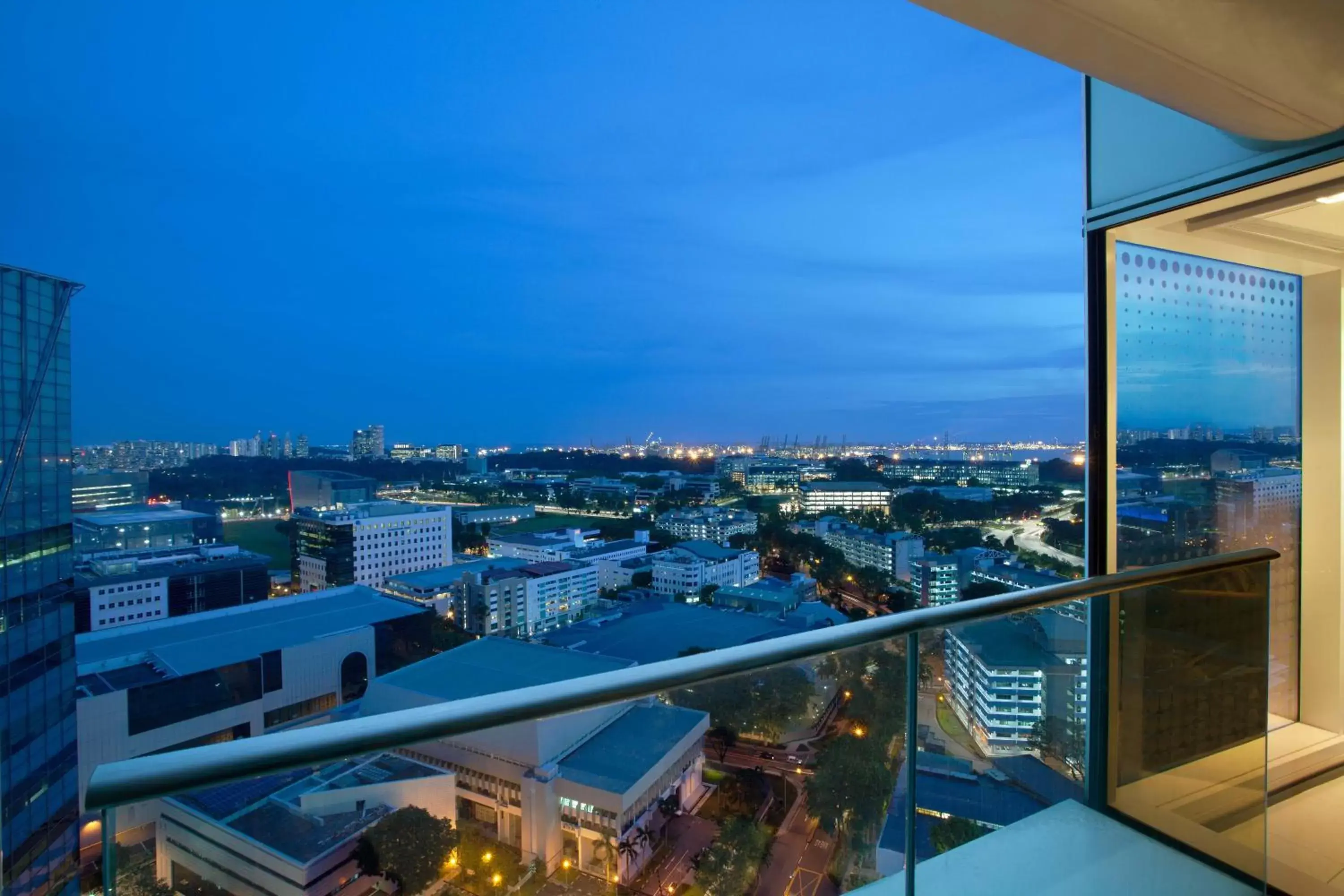 City view in Citadines Fusionopolis Singapore City view in Citadines Fusionopolis Singapore