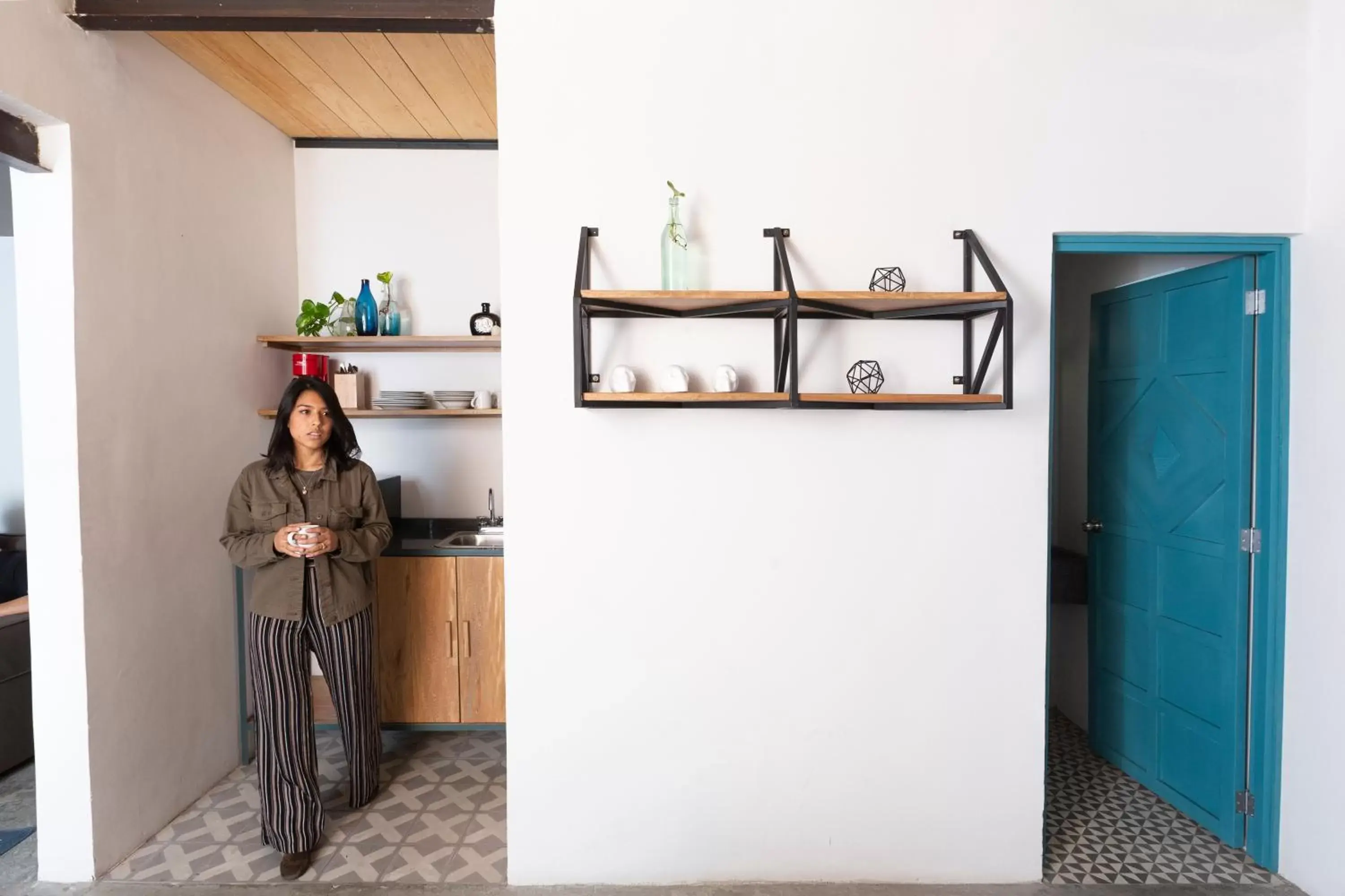 Kitchen/Kitchenette in Casa Nican by Barrio Mexico