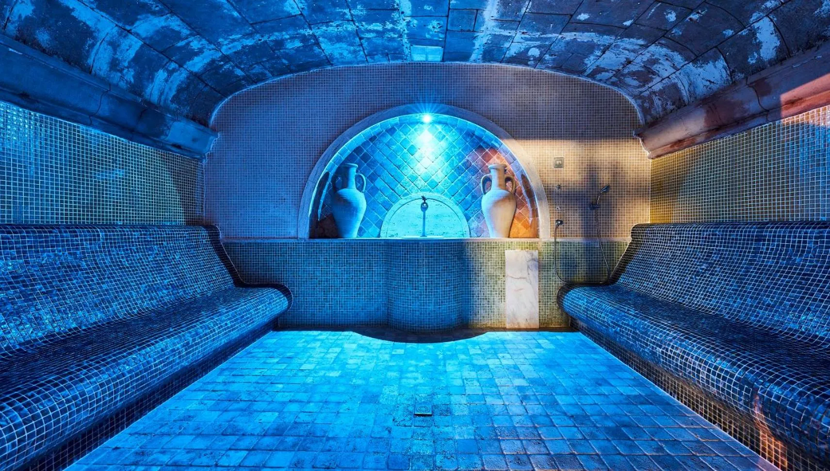 Sauna in Hotel & Spa S'Entrador Playa