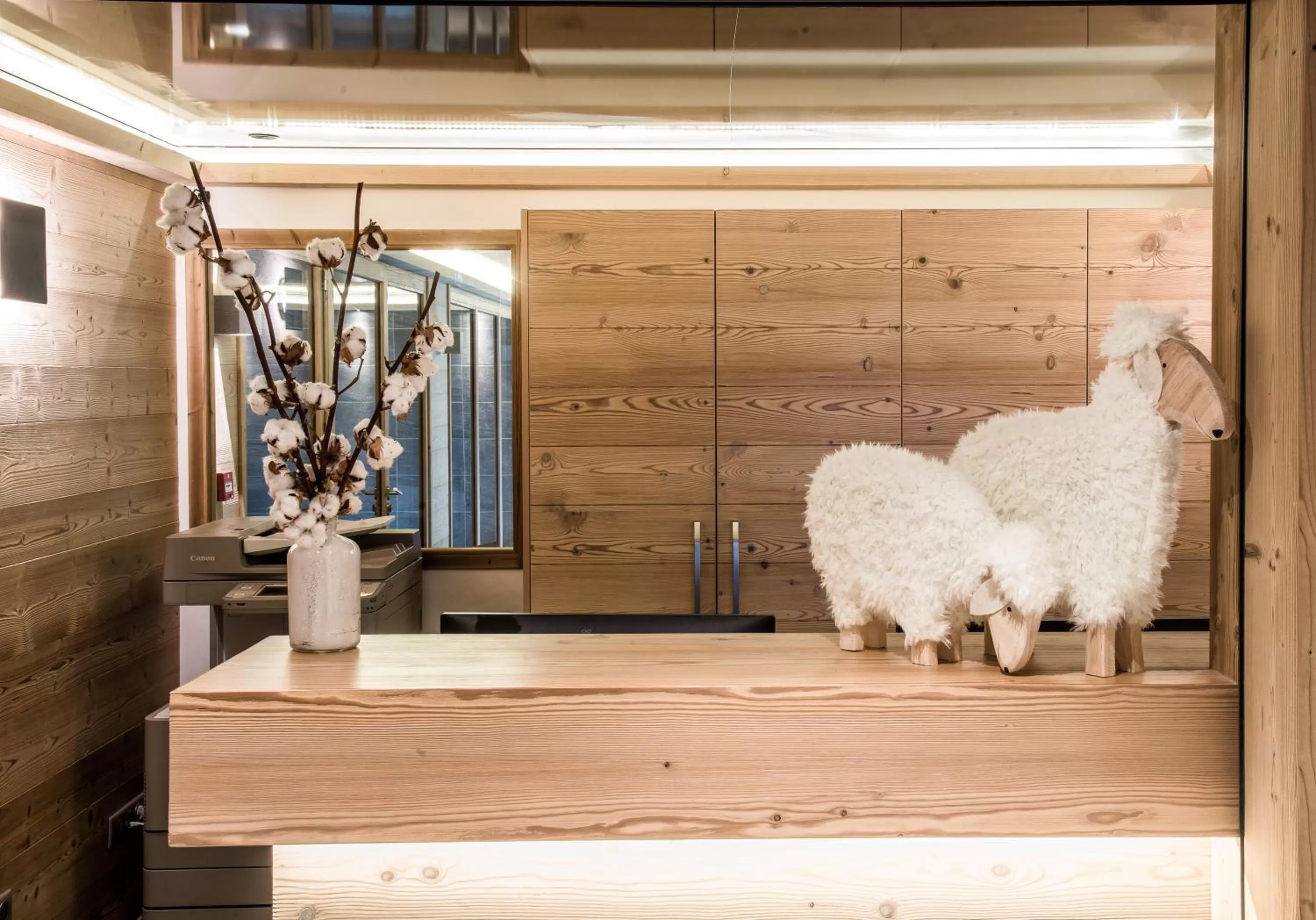 Lobby or reception in Les Cimes